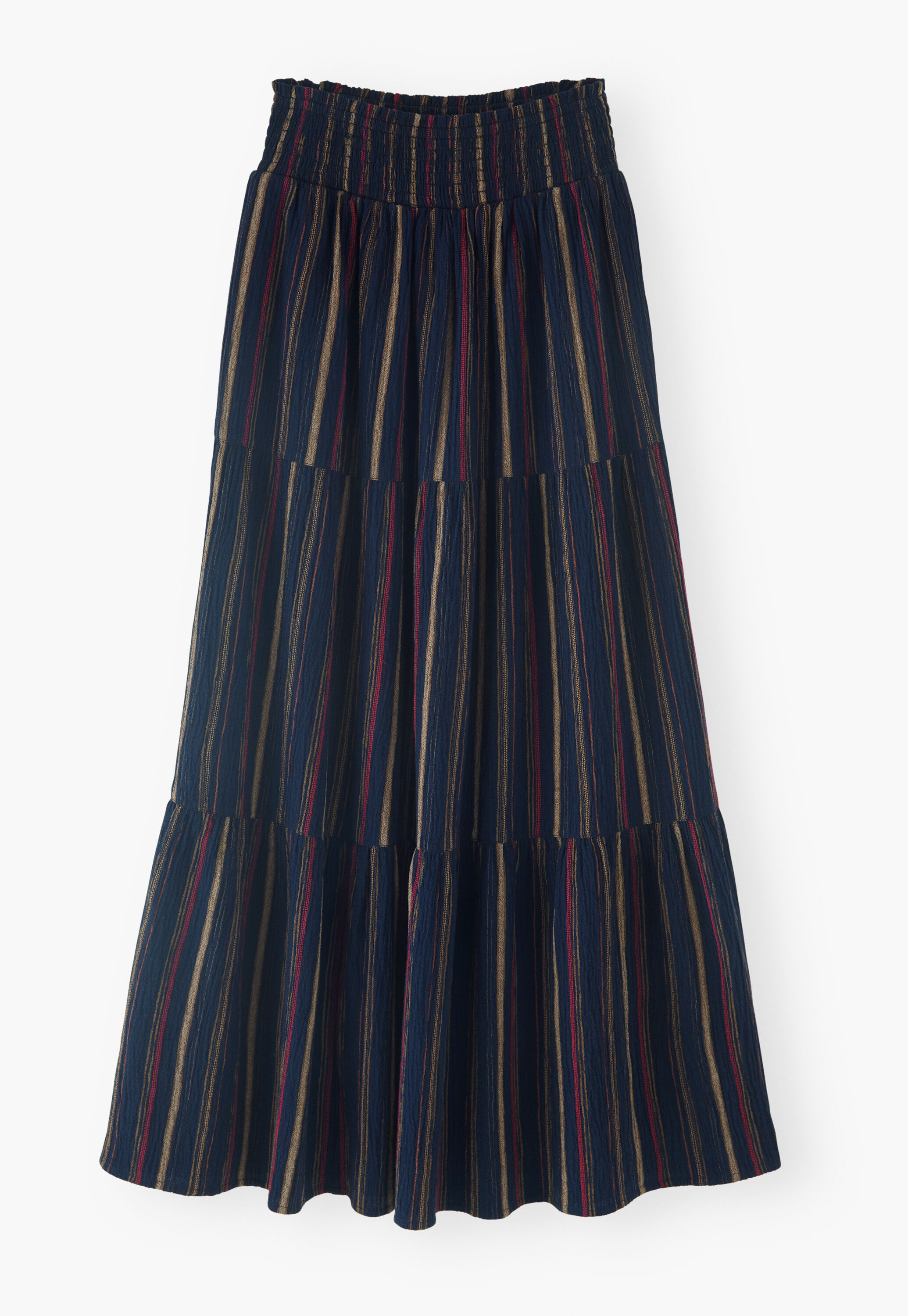 Striped maxi skirt