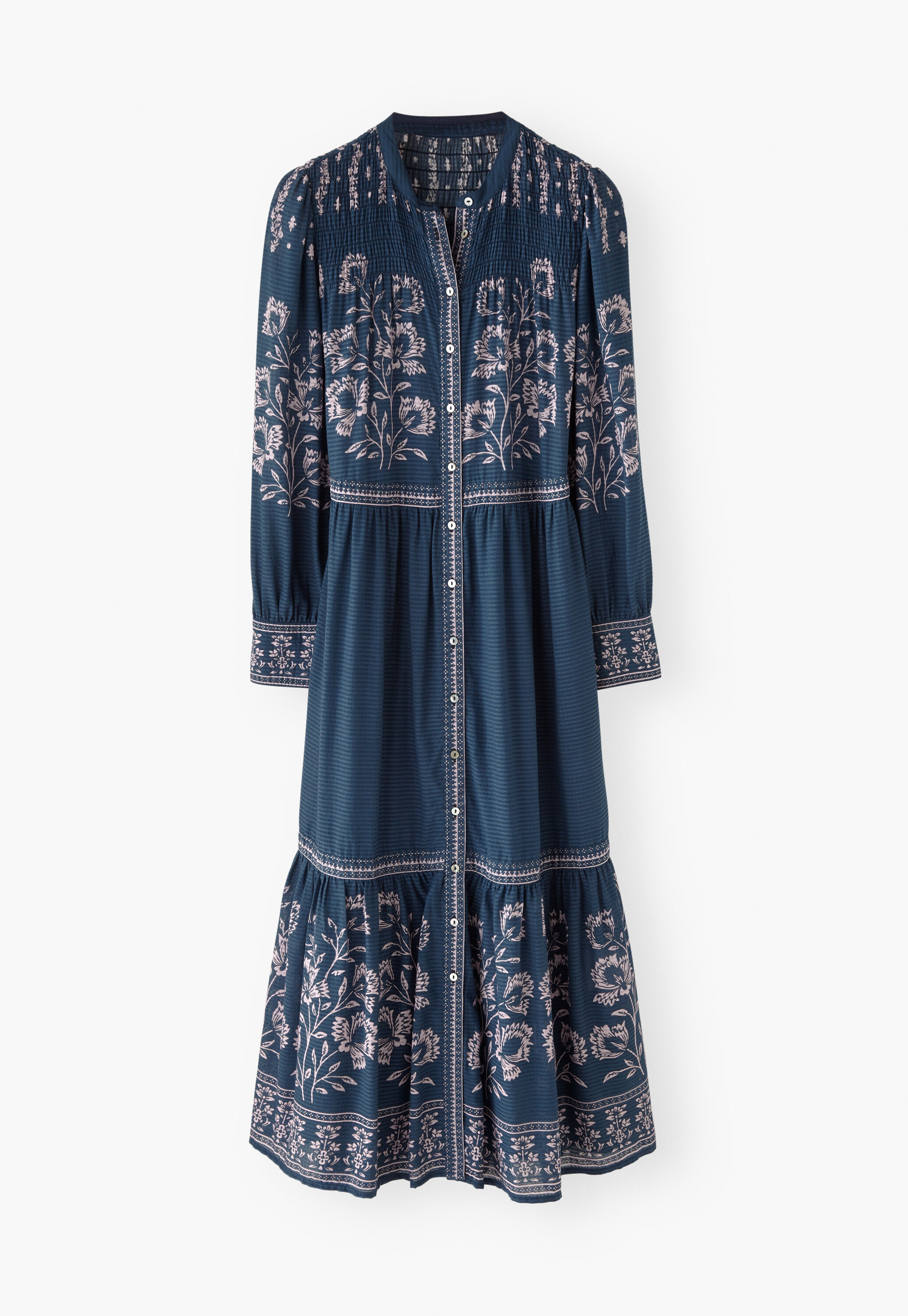 Printed tiered dress