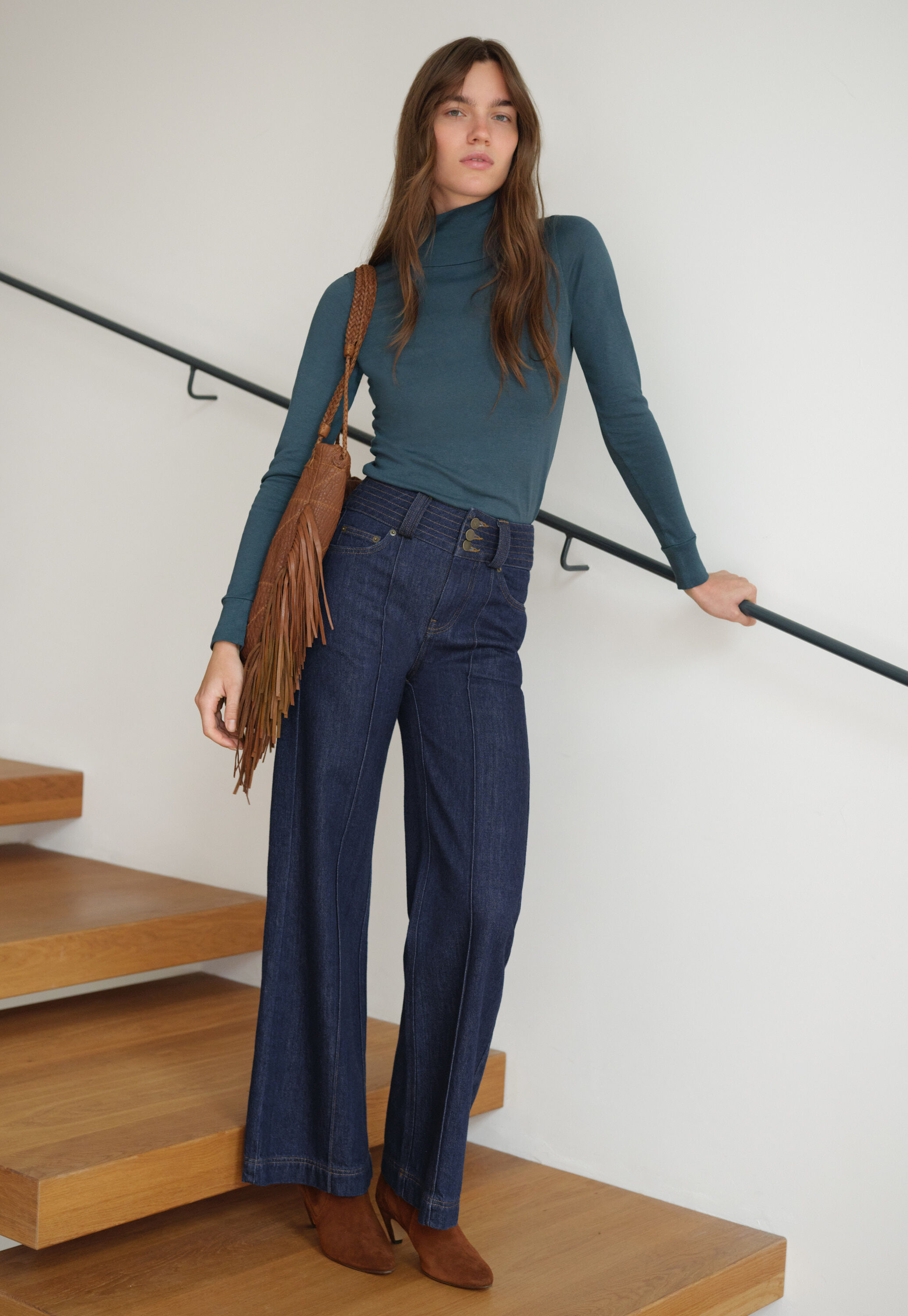 Waffle-stitch cardigan