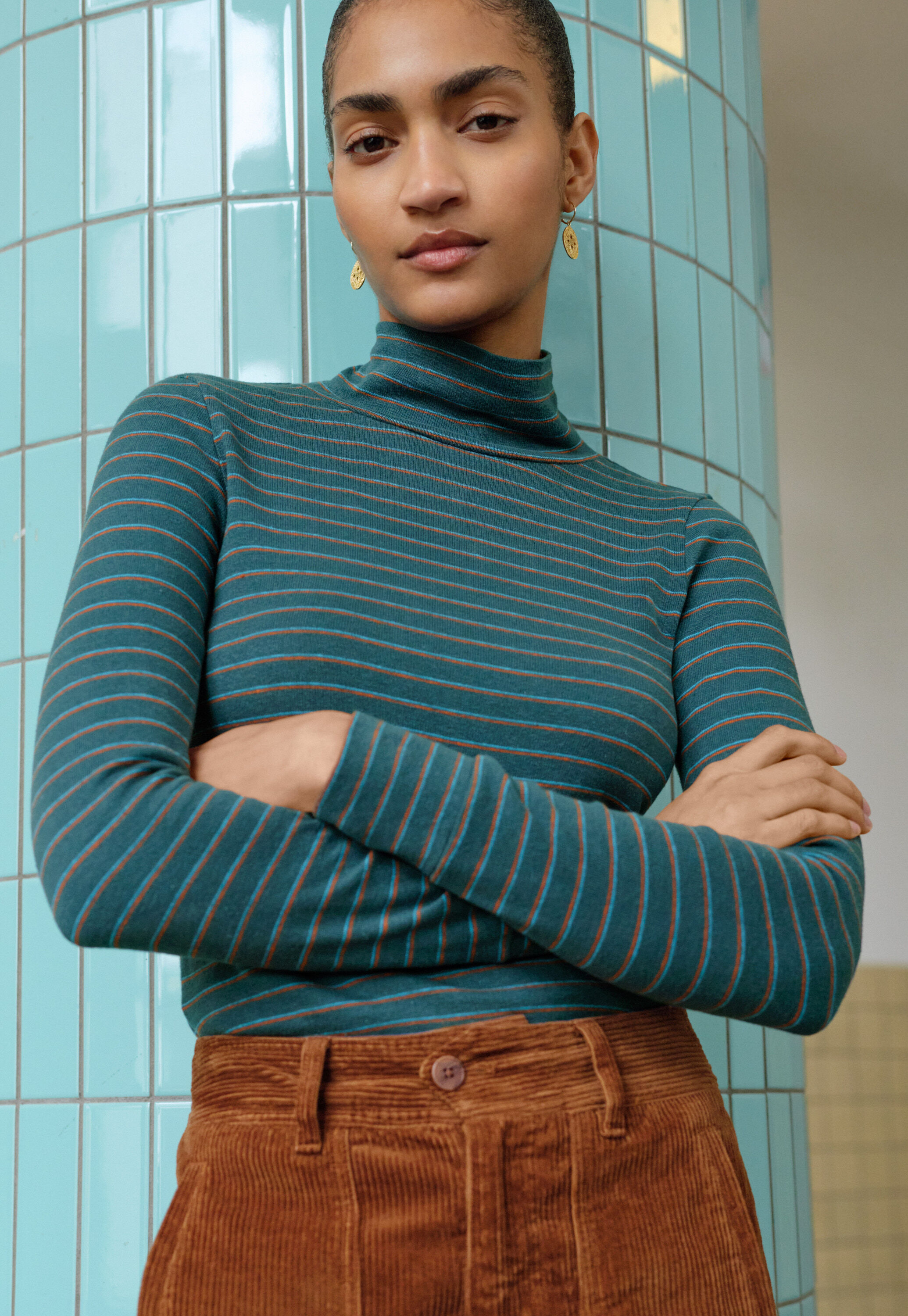 Waffle-stitch cardigan