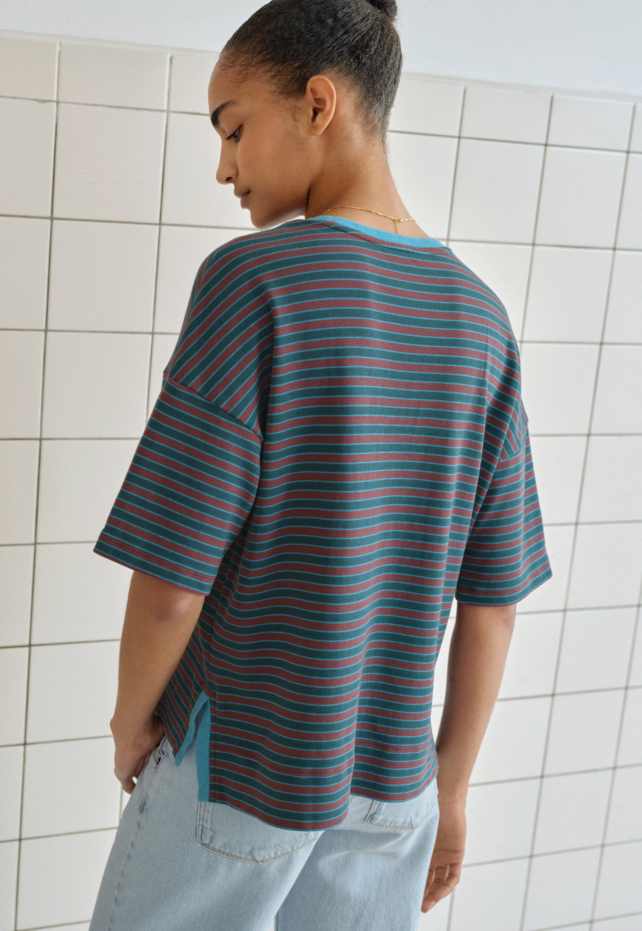Waffle-stitch cardigan
