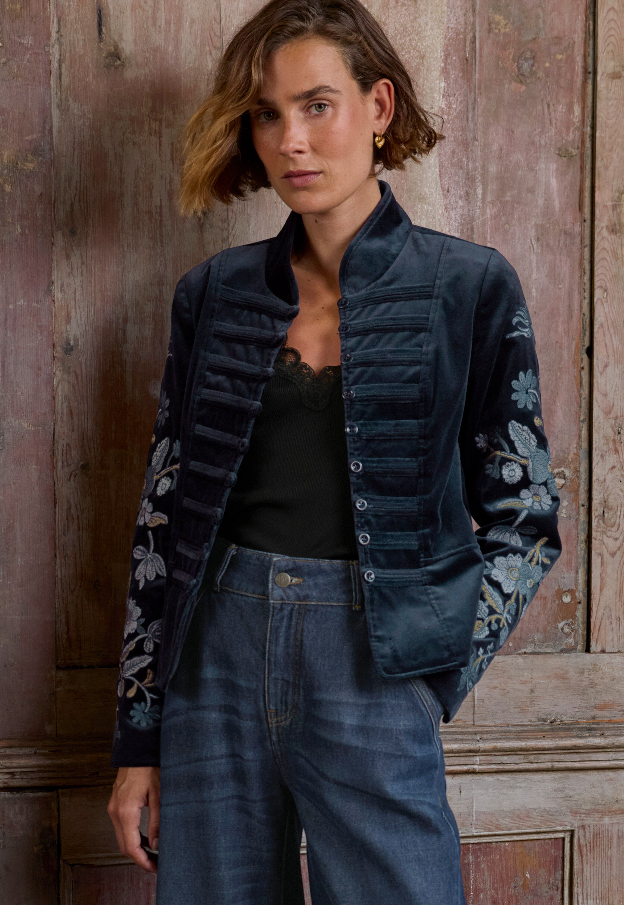 Embroidered jacket