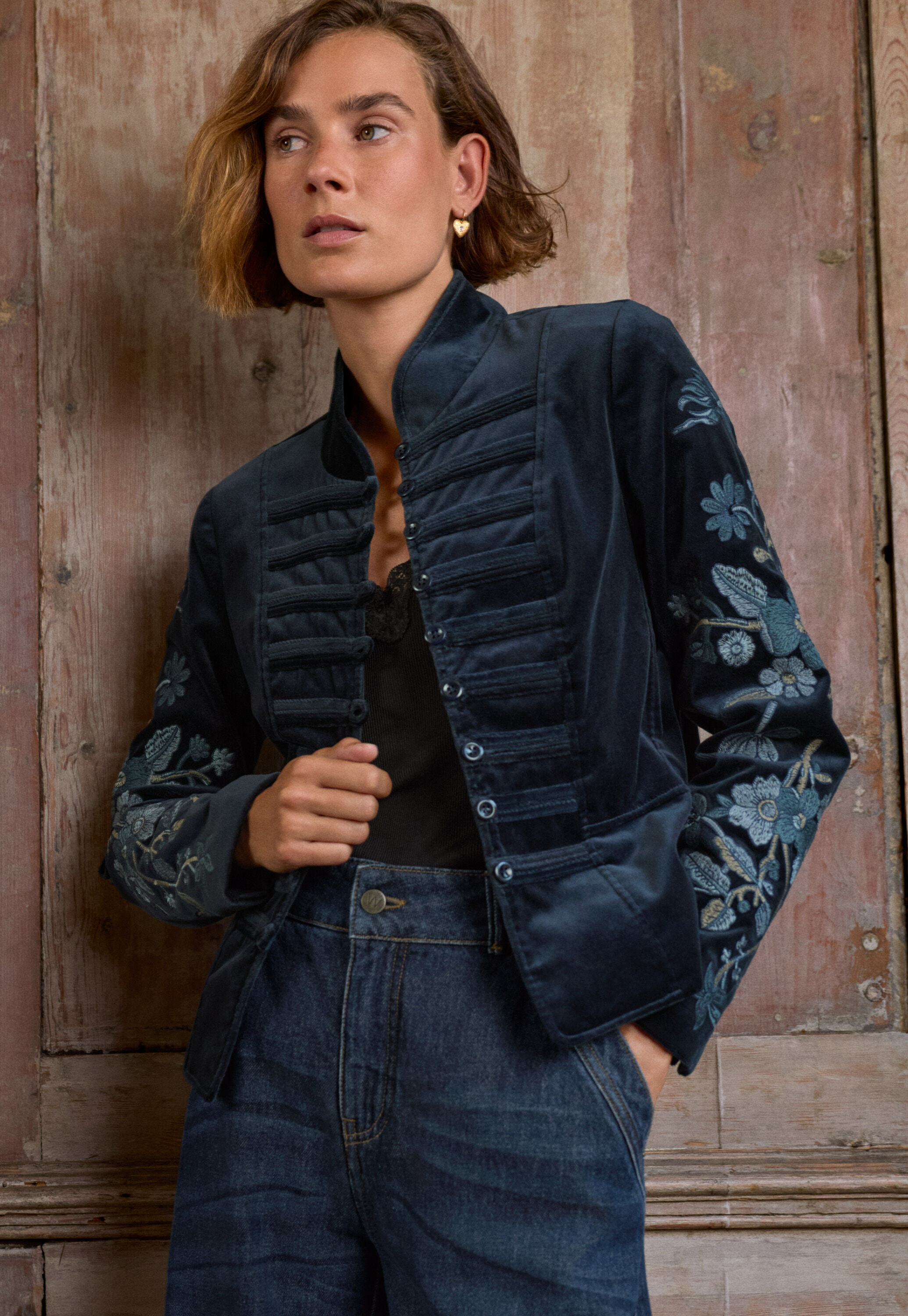 Embroidered jacket