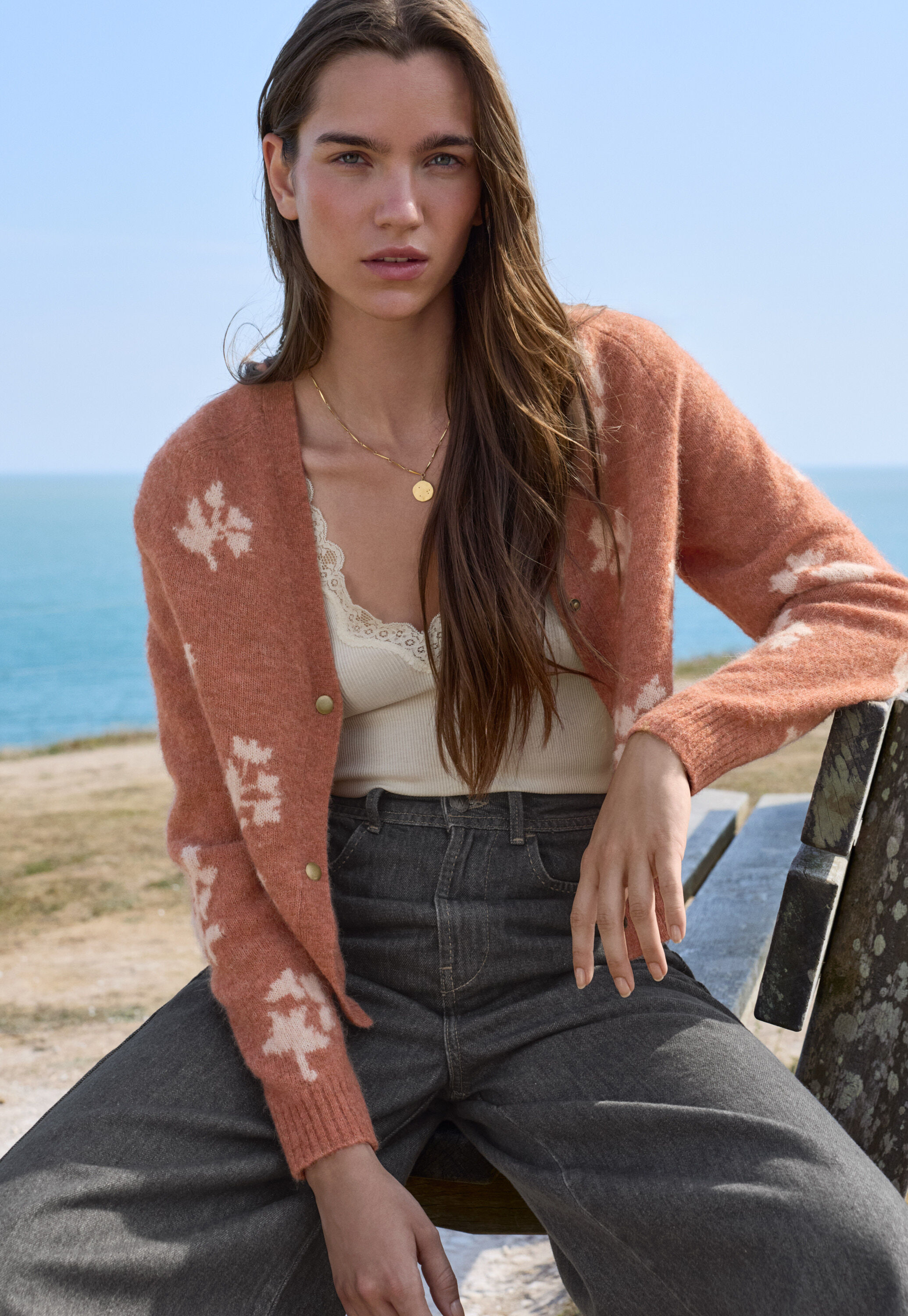 Split-hem jeans