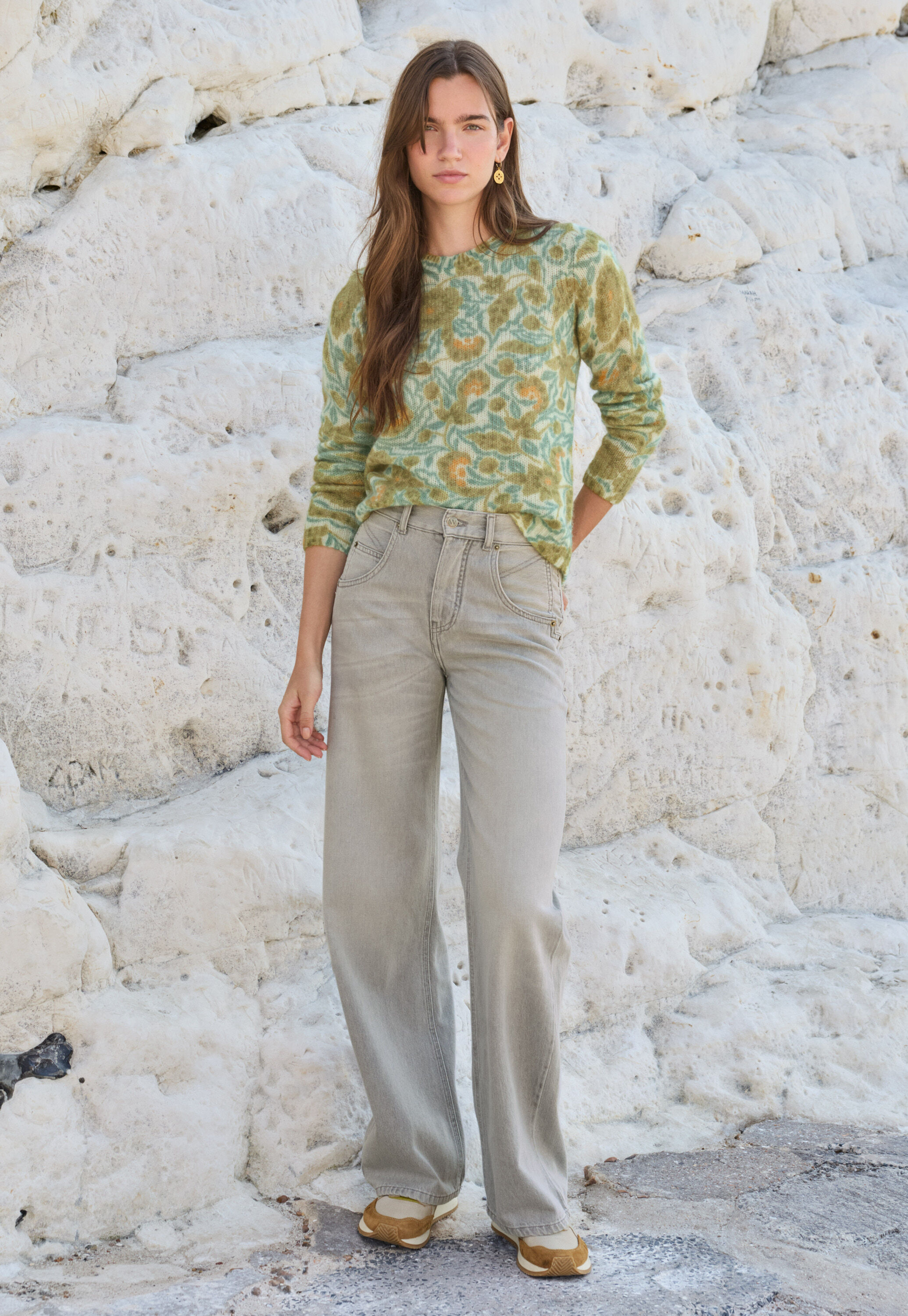 Straight-leg jean, Grey, large
