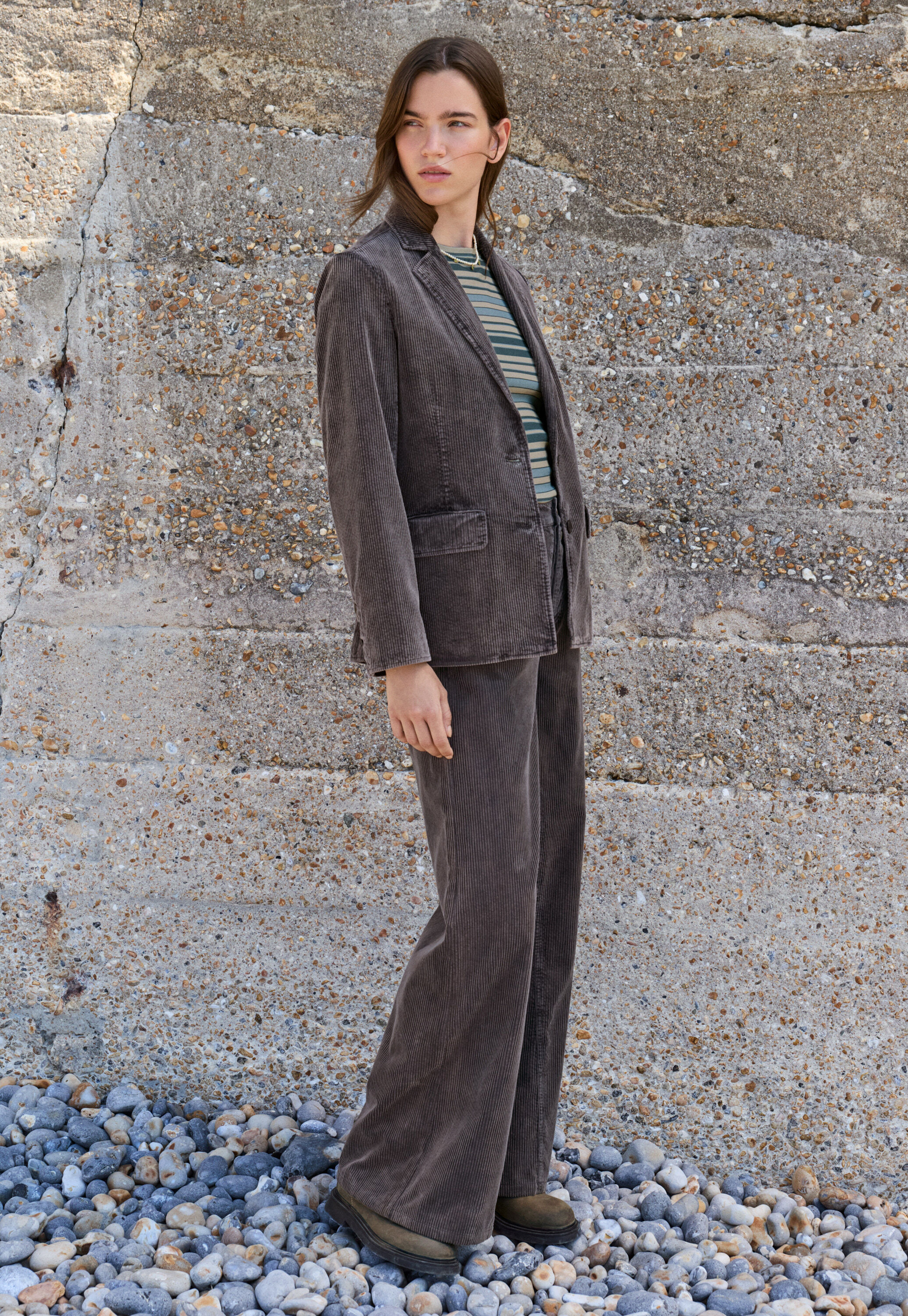 Split-hem jeans