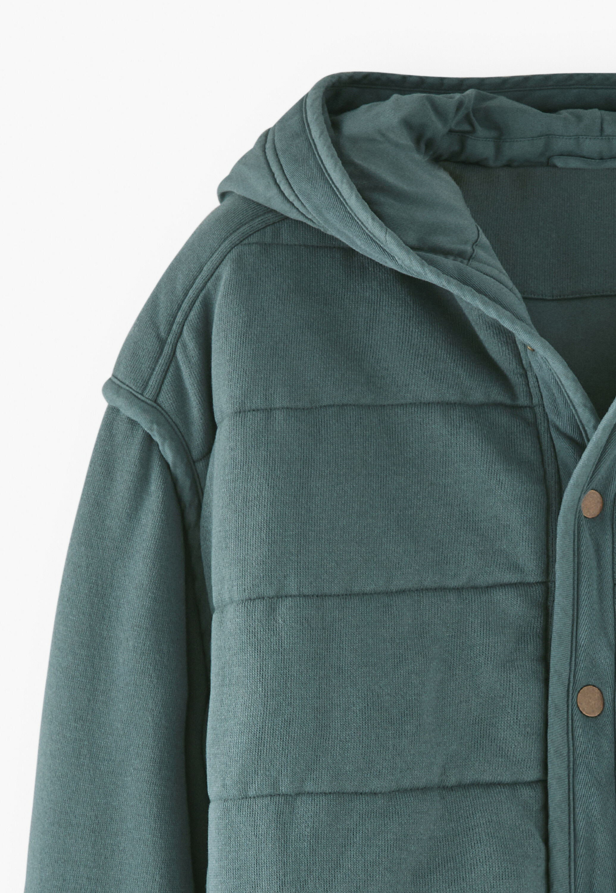 Quilted jacket, Stormy teal, large