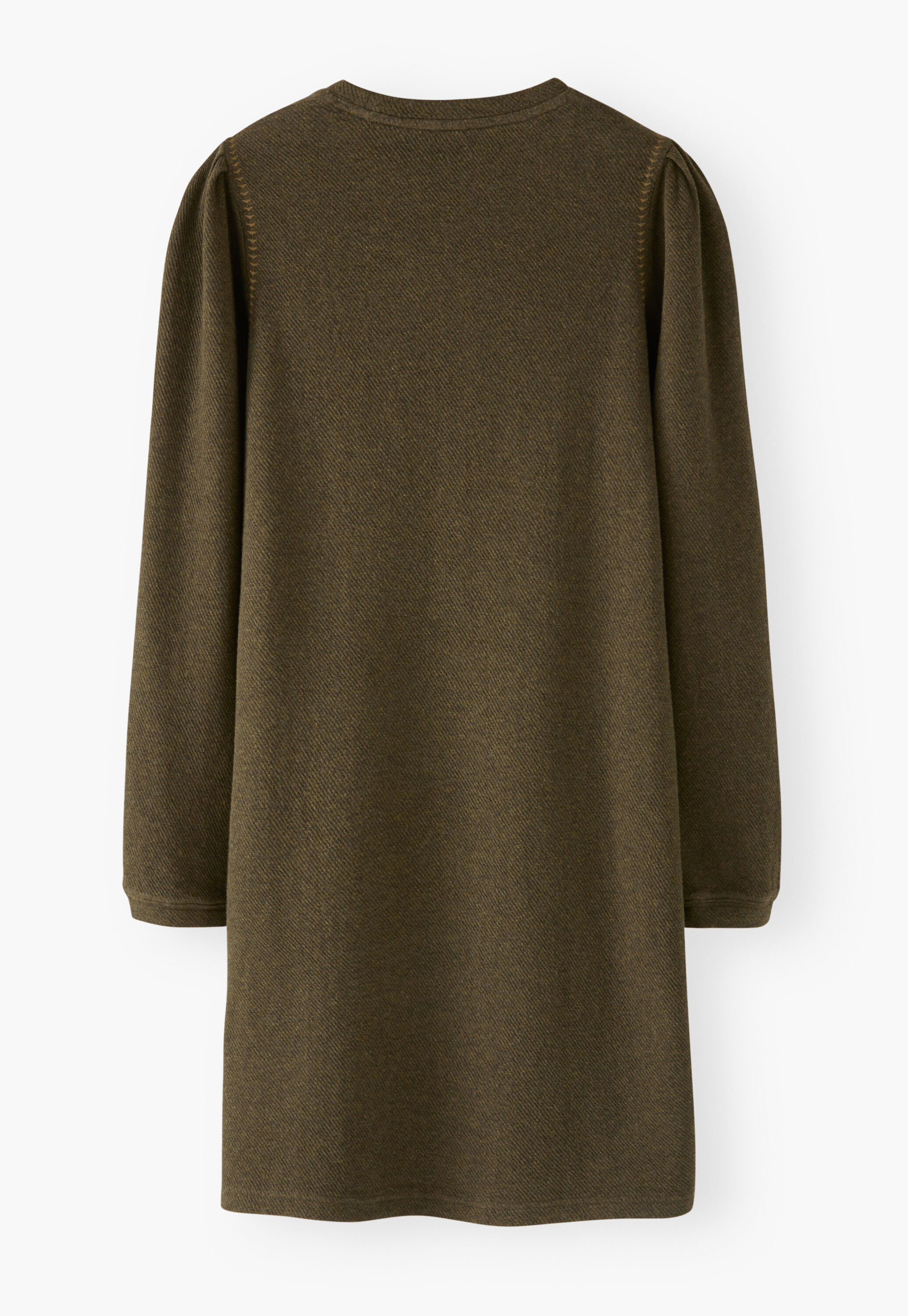 Embroidered jersey dress