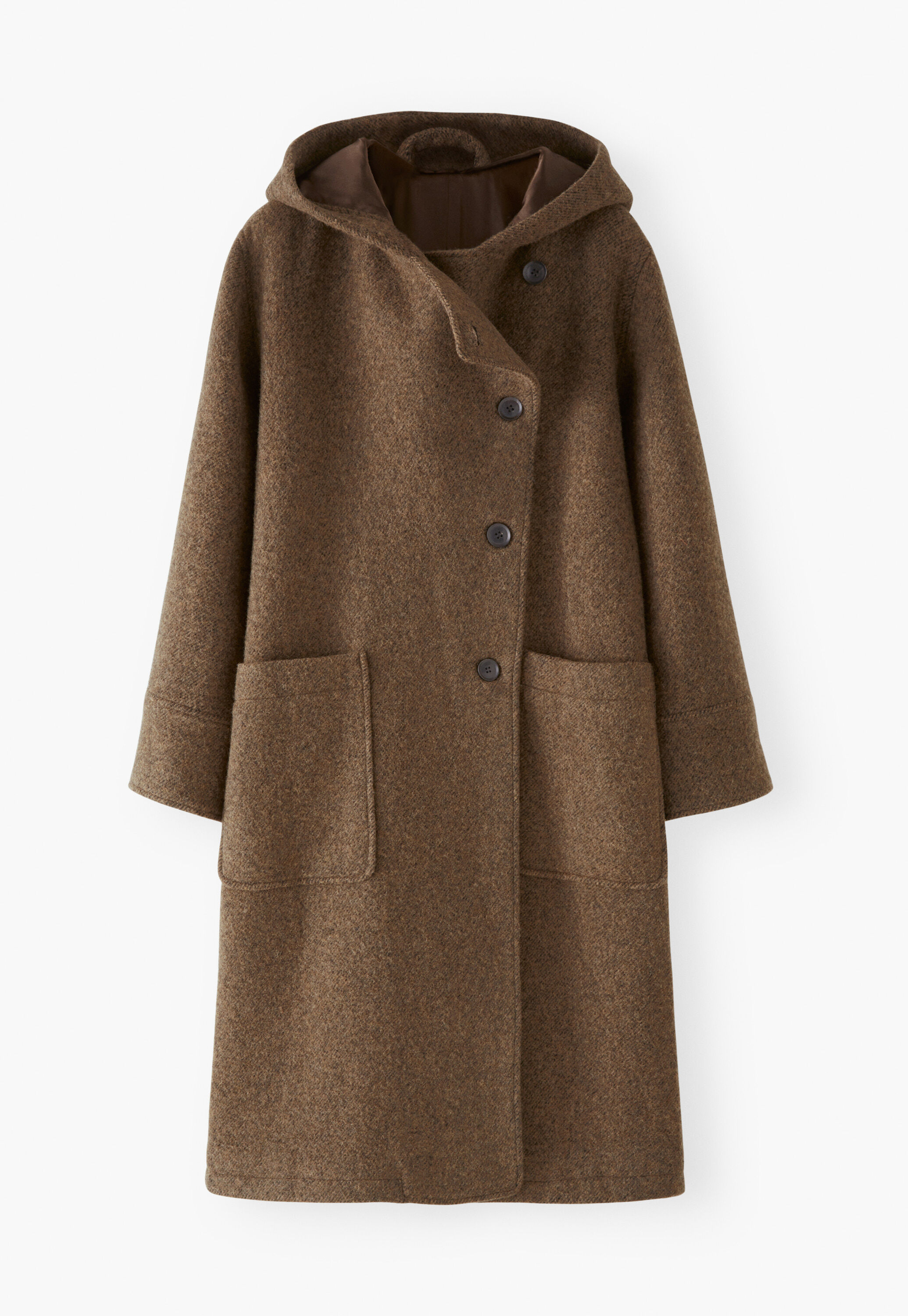 Hooded coat, Brown fawn, large