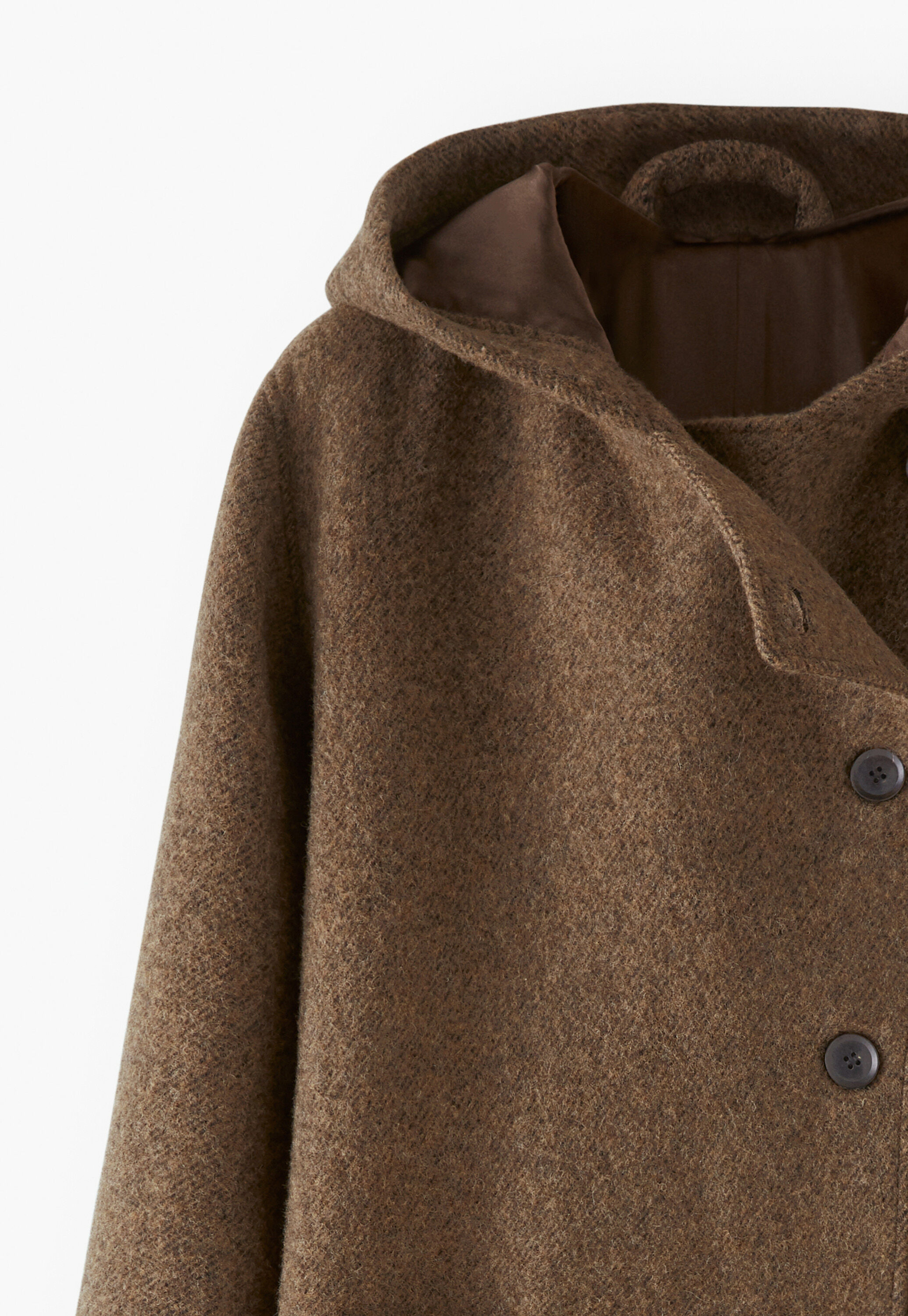 Hooded coat, Brown fawn, large