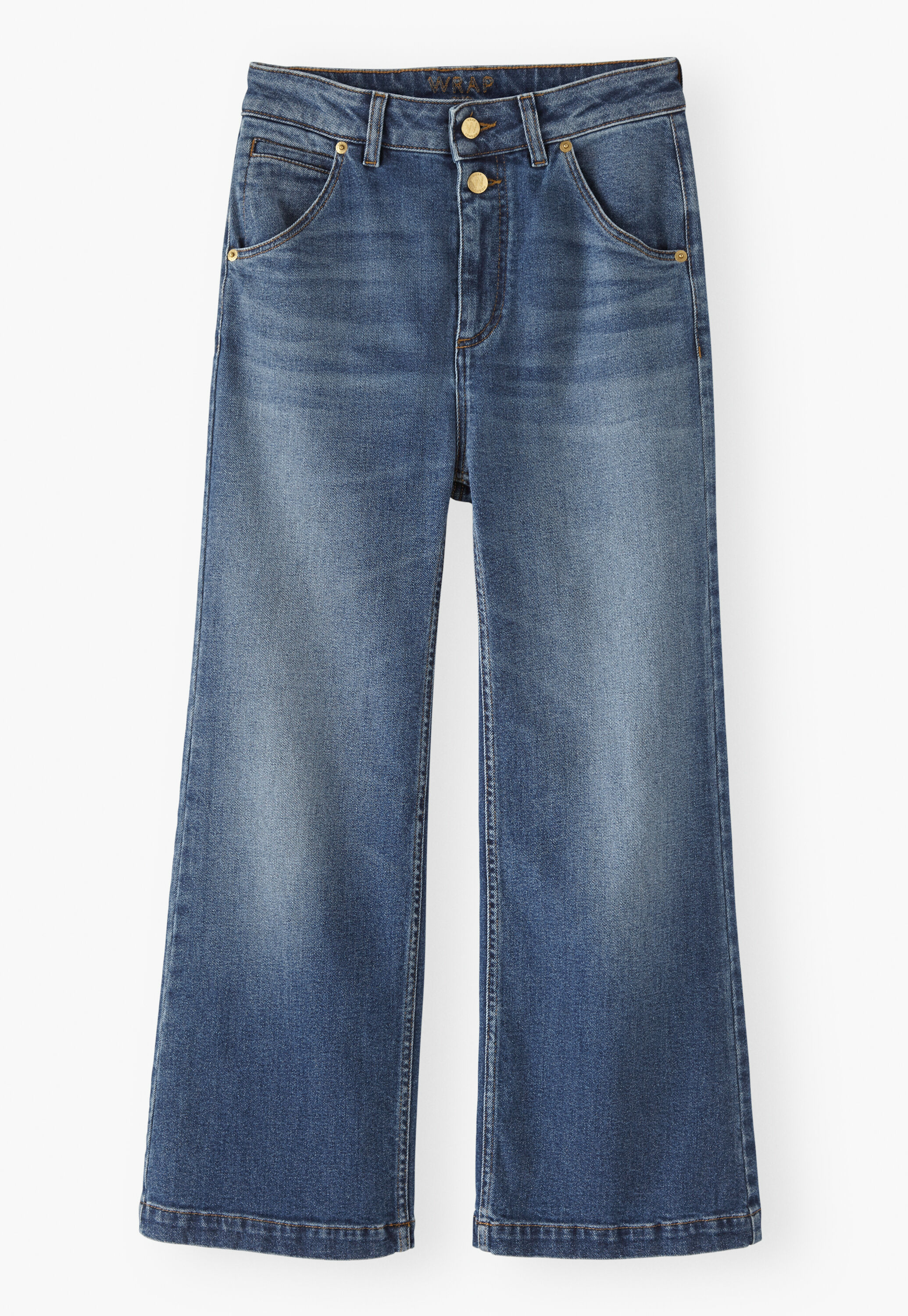 Cropped flared jeans
