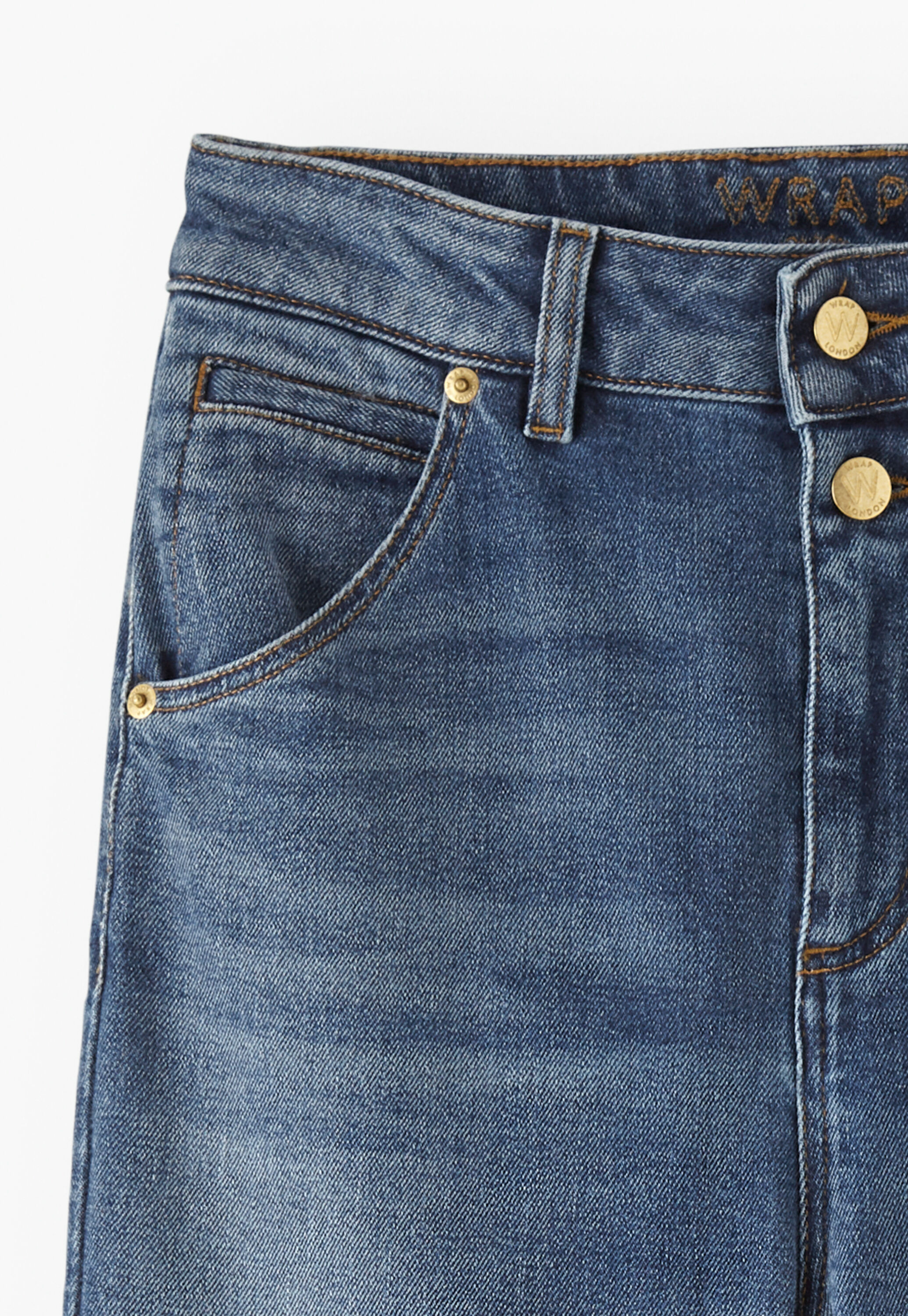 Cropped flared jeans