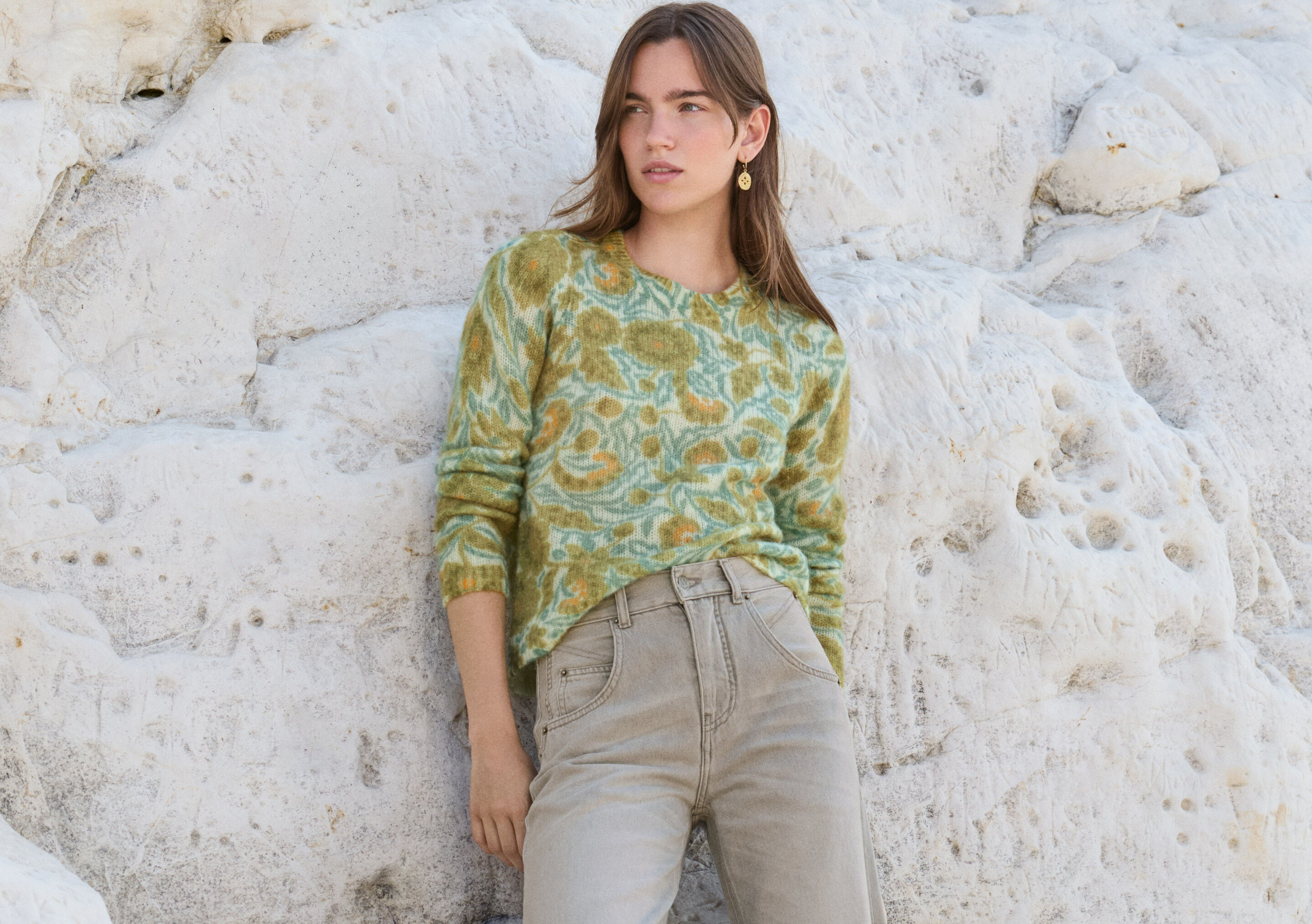 Printed sweater