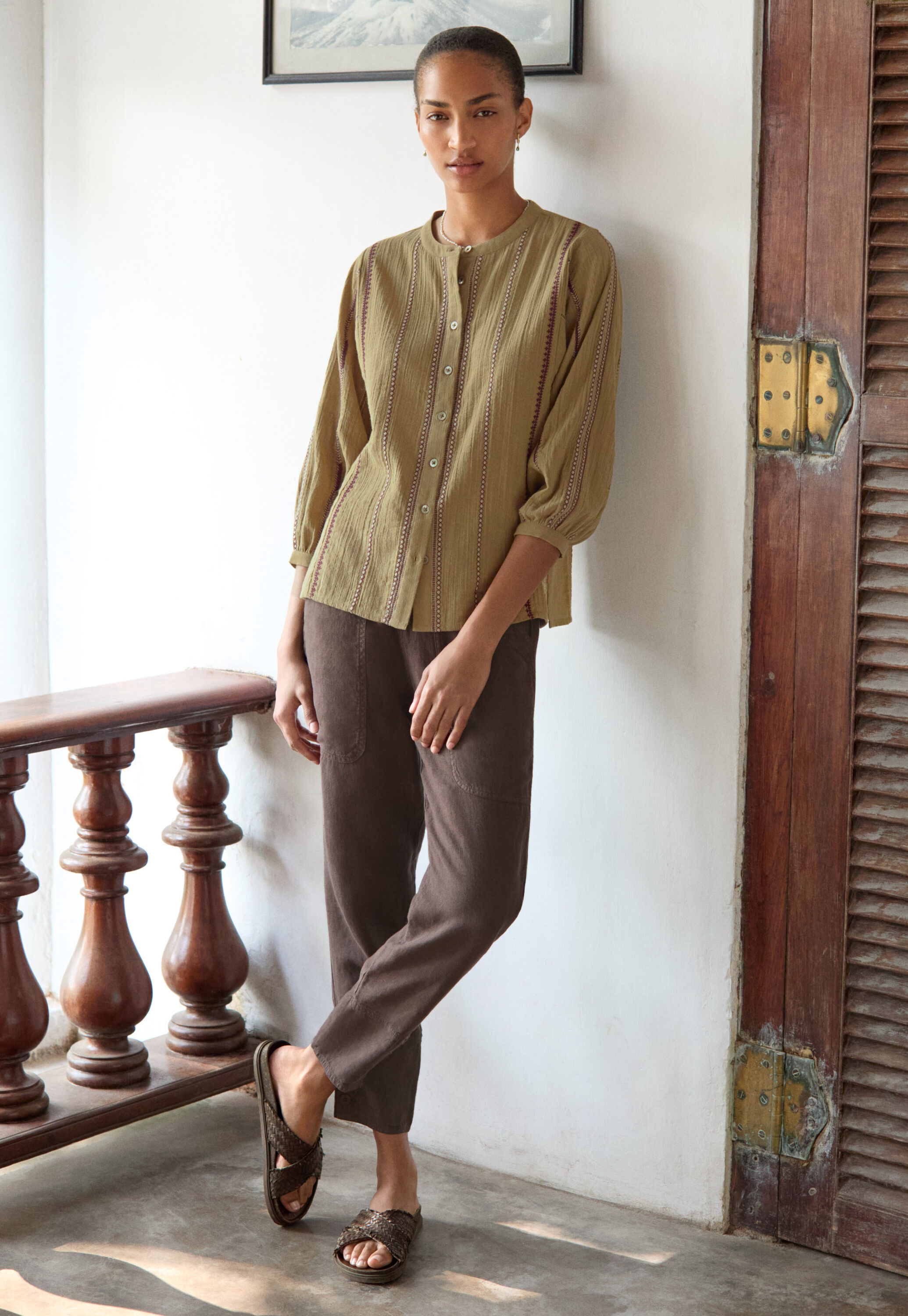 Cropped trousers