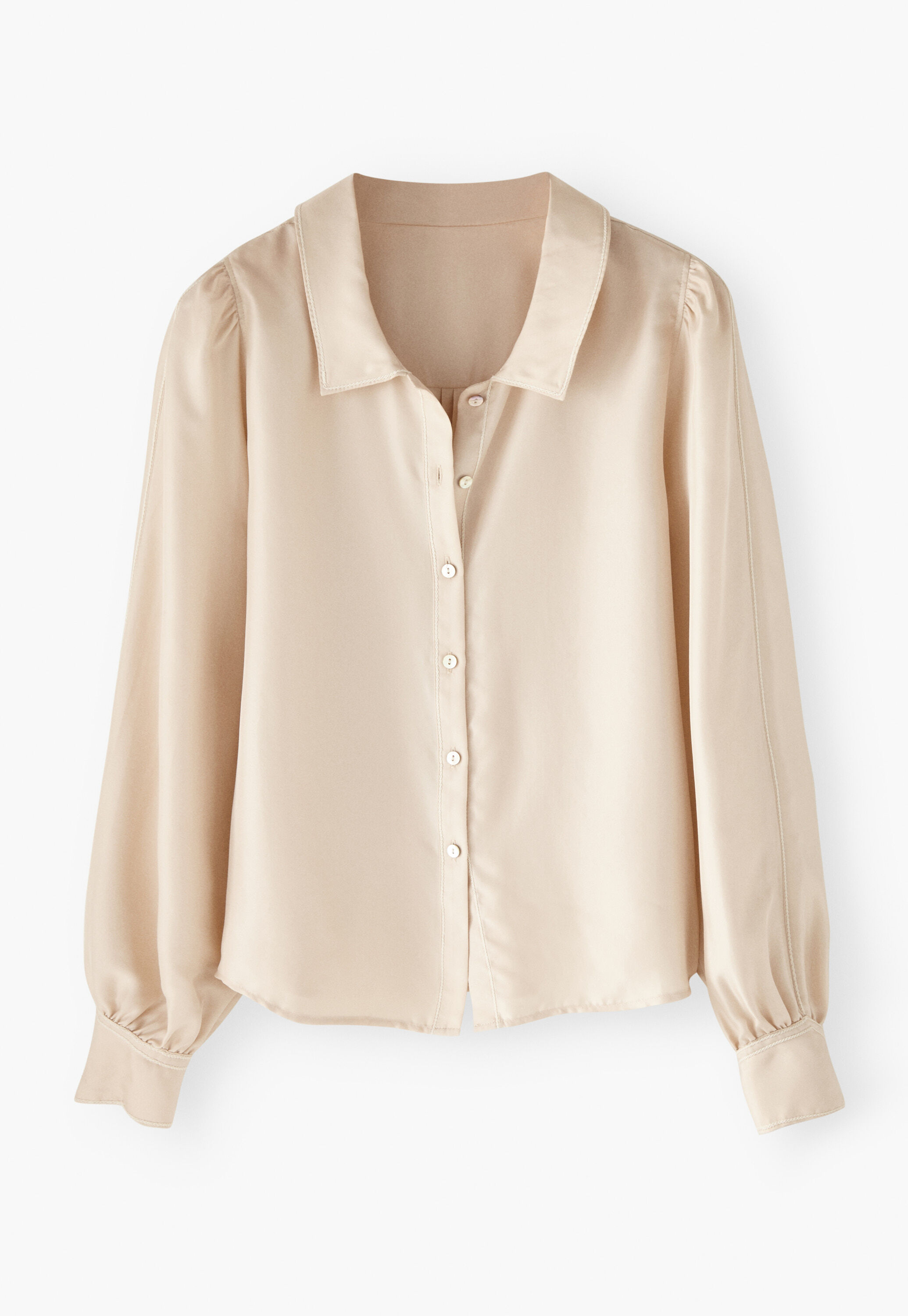 Stitch-detail blouse