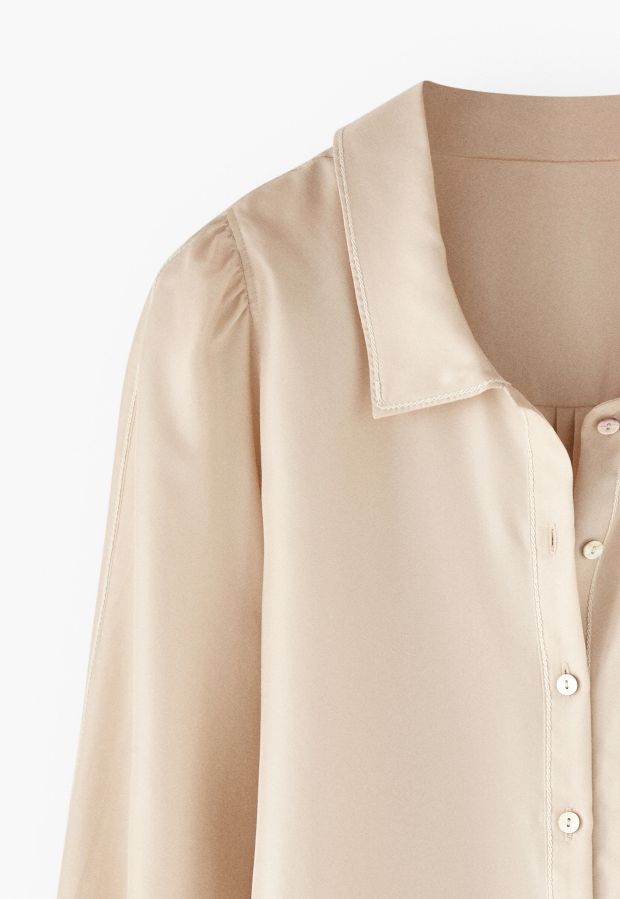 Stitch-detail blouse