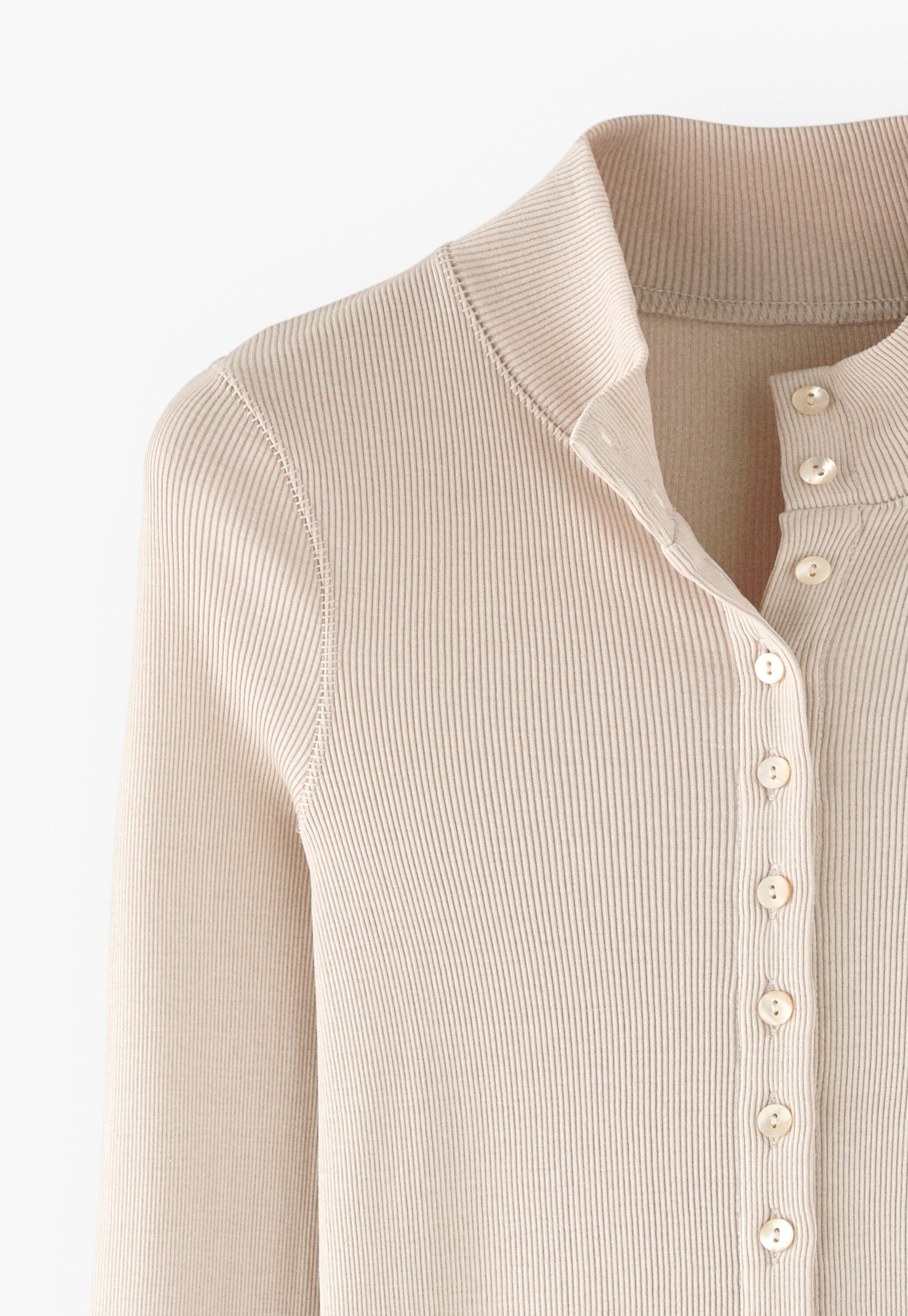 Button-through top