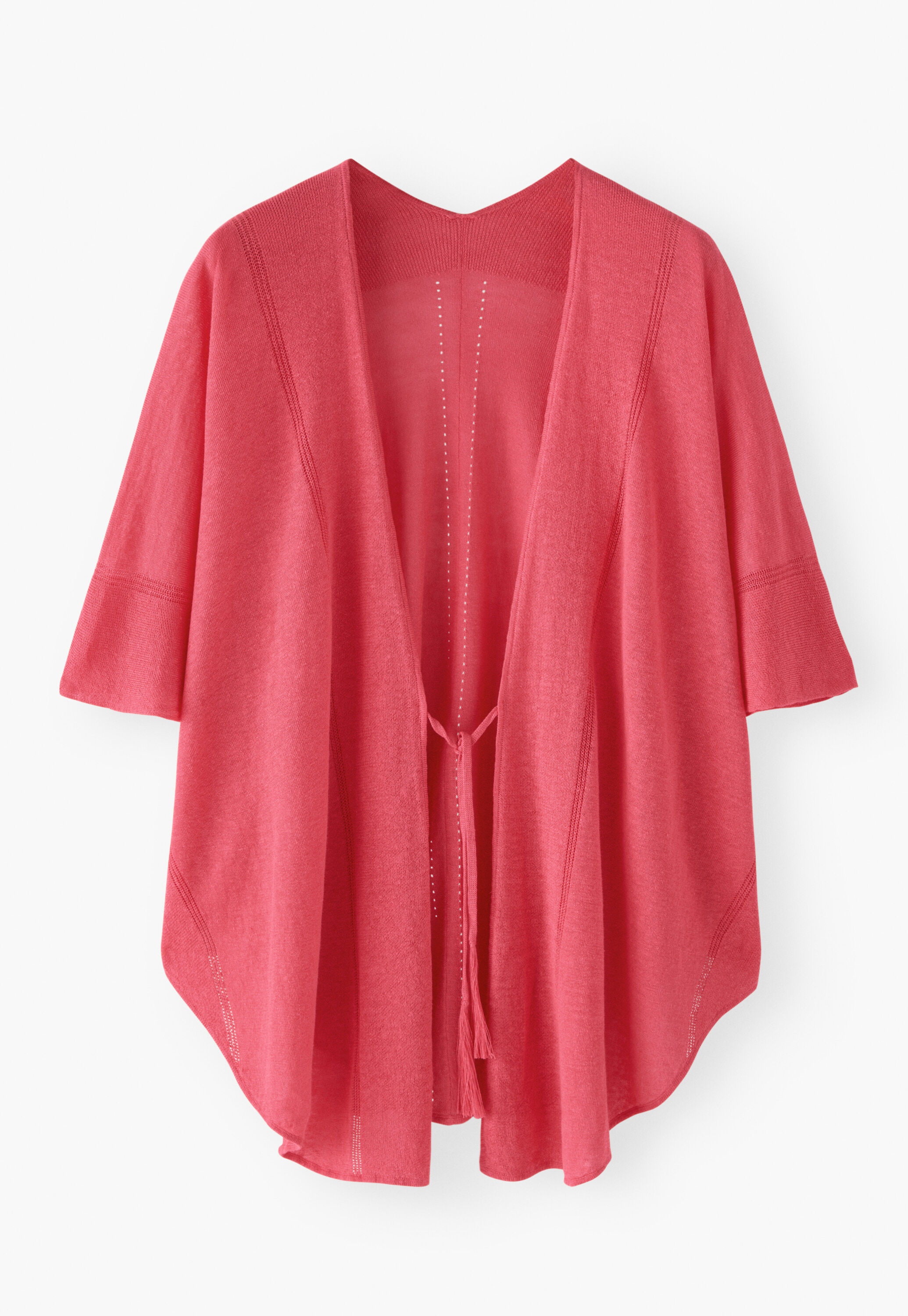 Knitted kimono cardigan