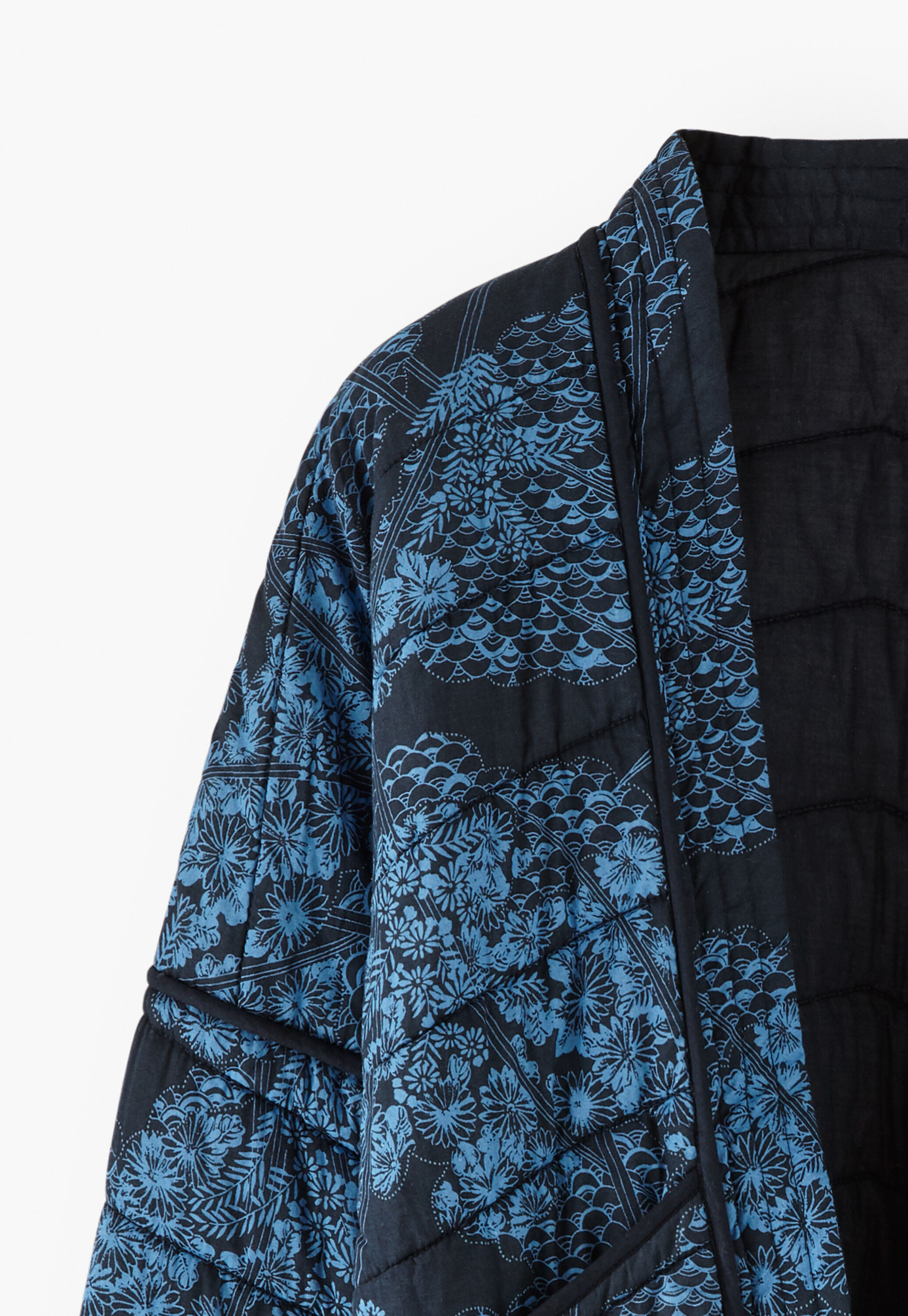 Quilted printed jacket