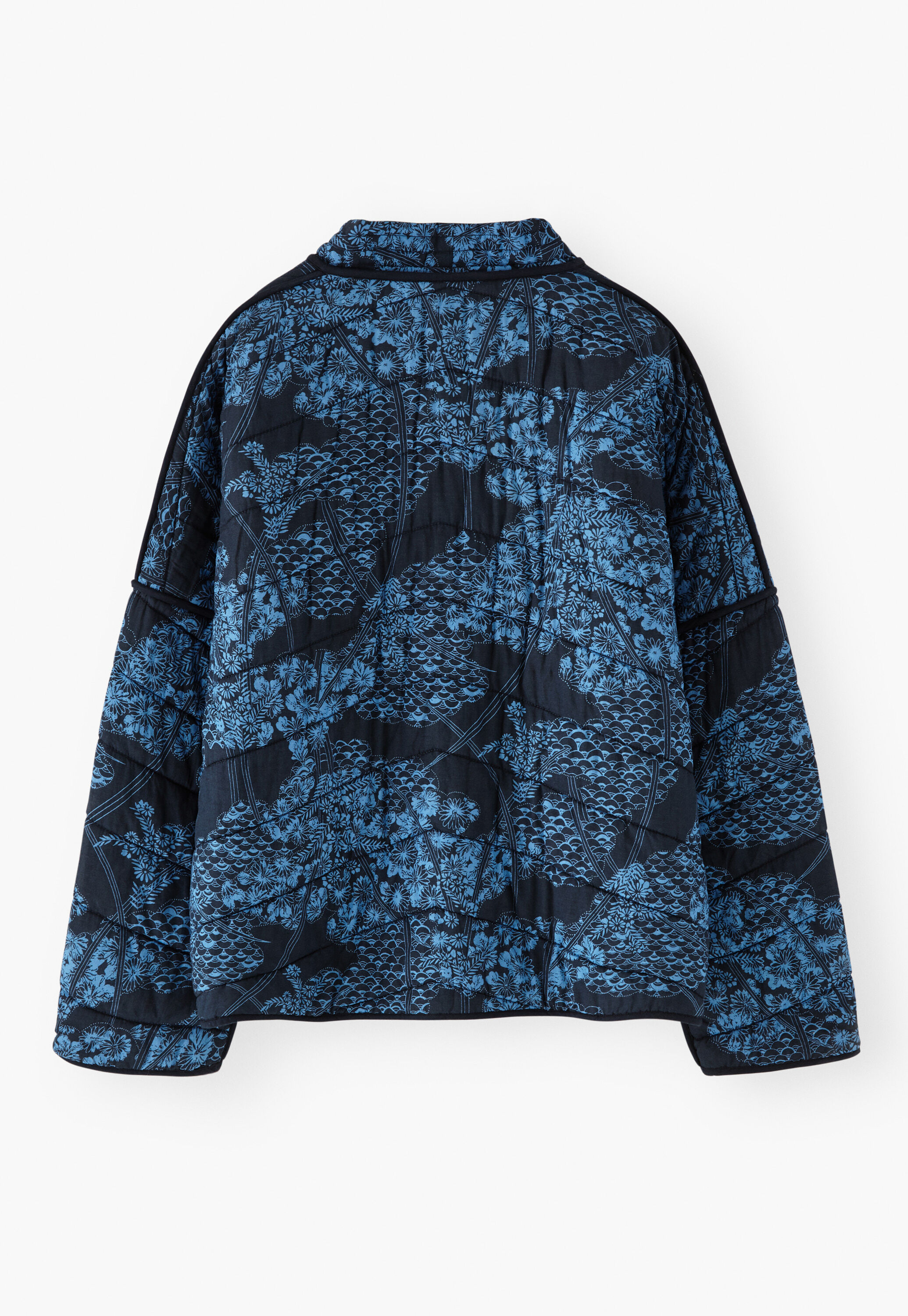 Quilted printed jacket