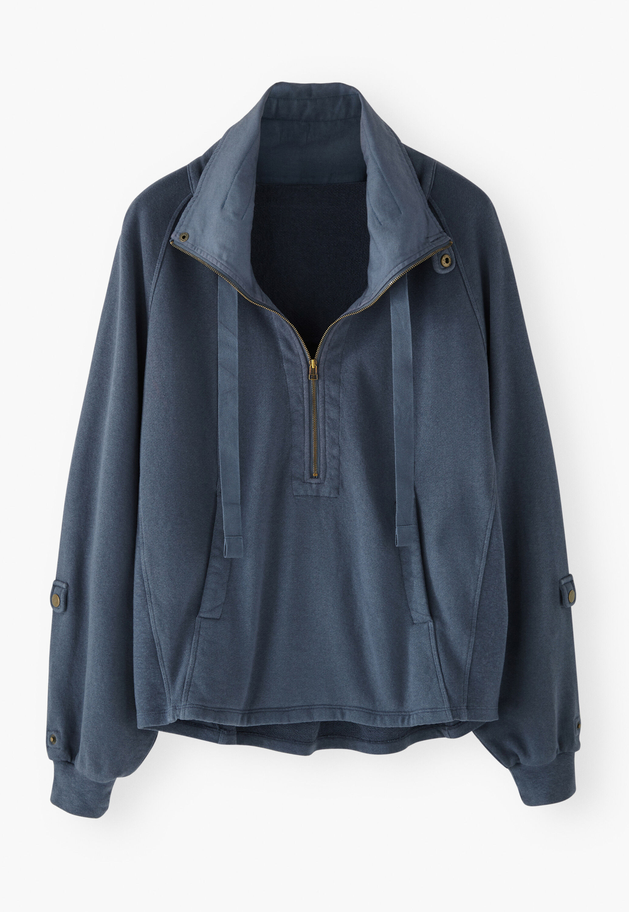 Funnel-neck sweatshirt