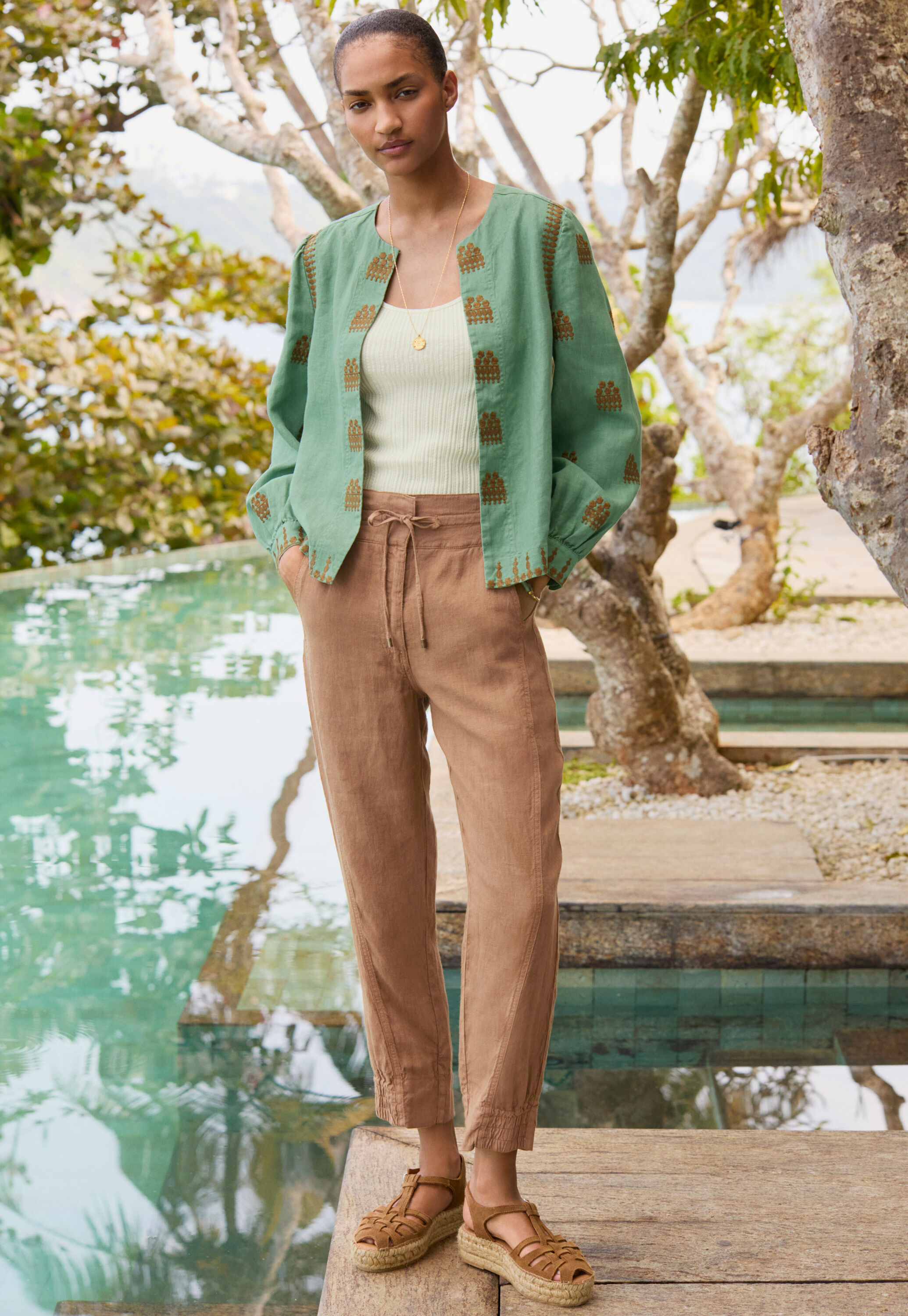 Embroidered jacket
