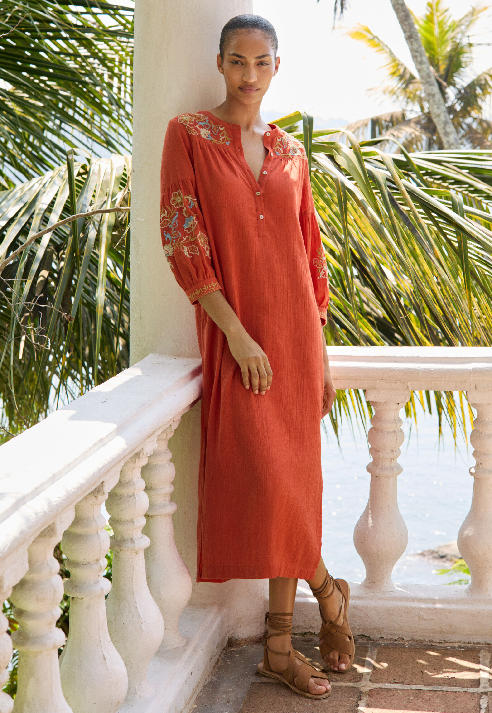 Embroidered dress