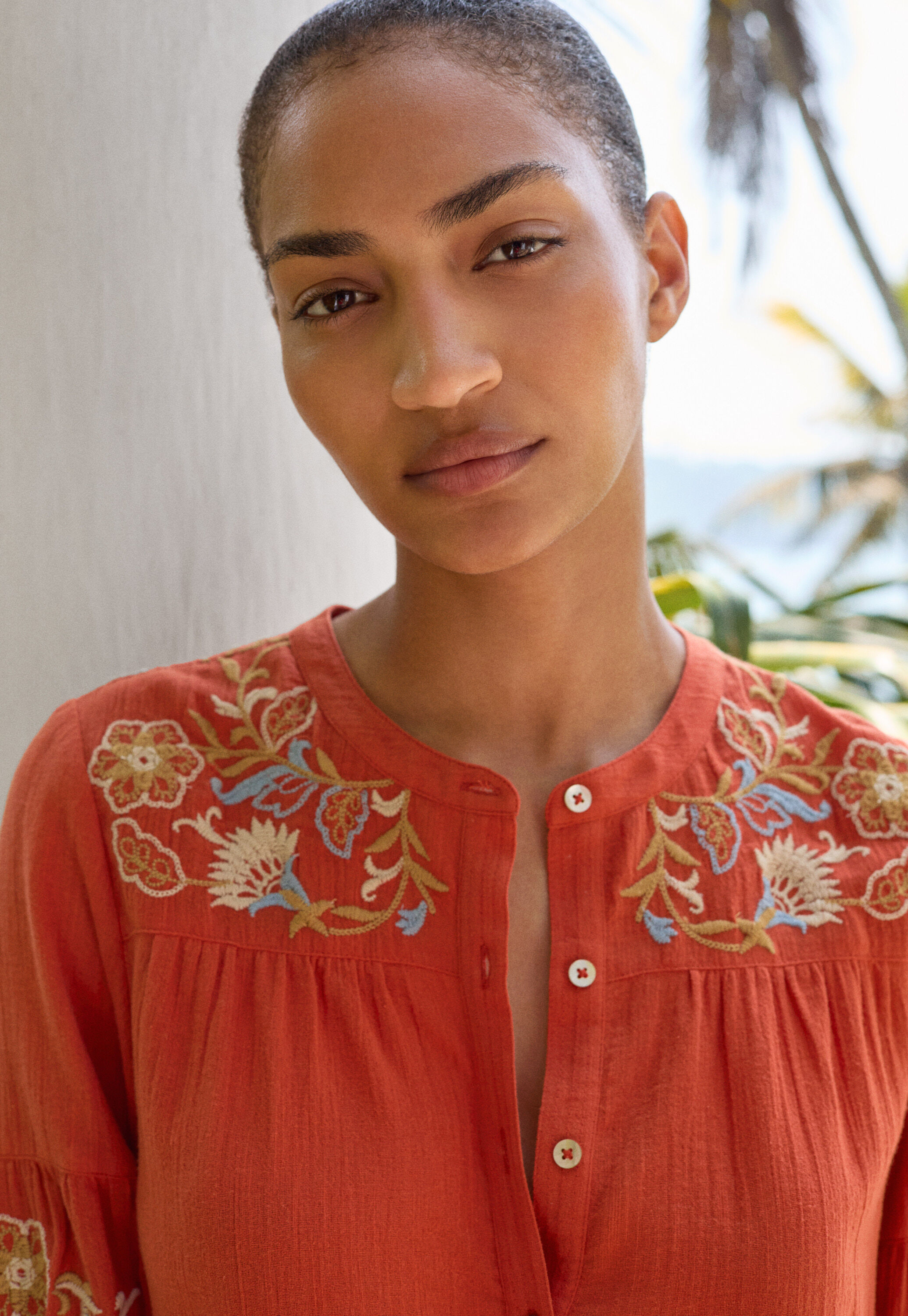 Embroidered dress