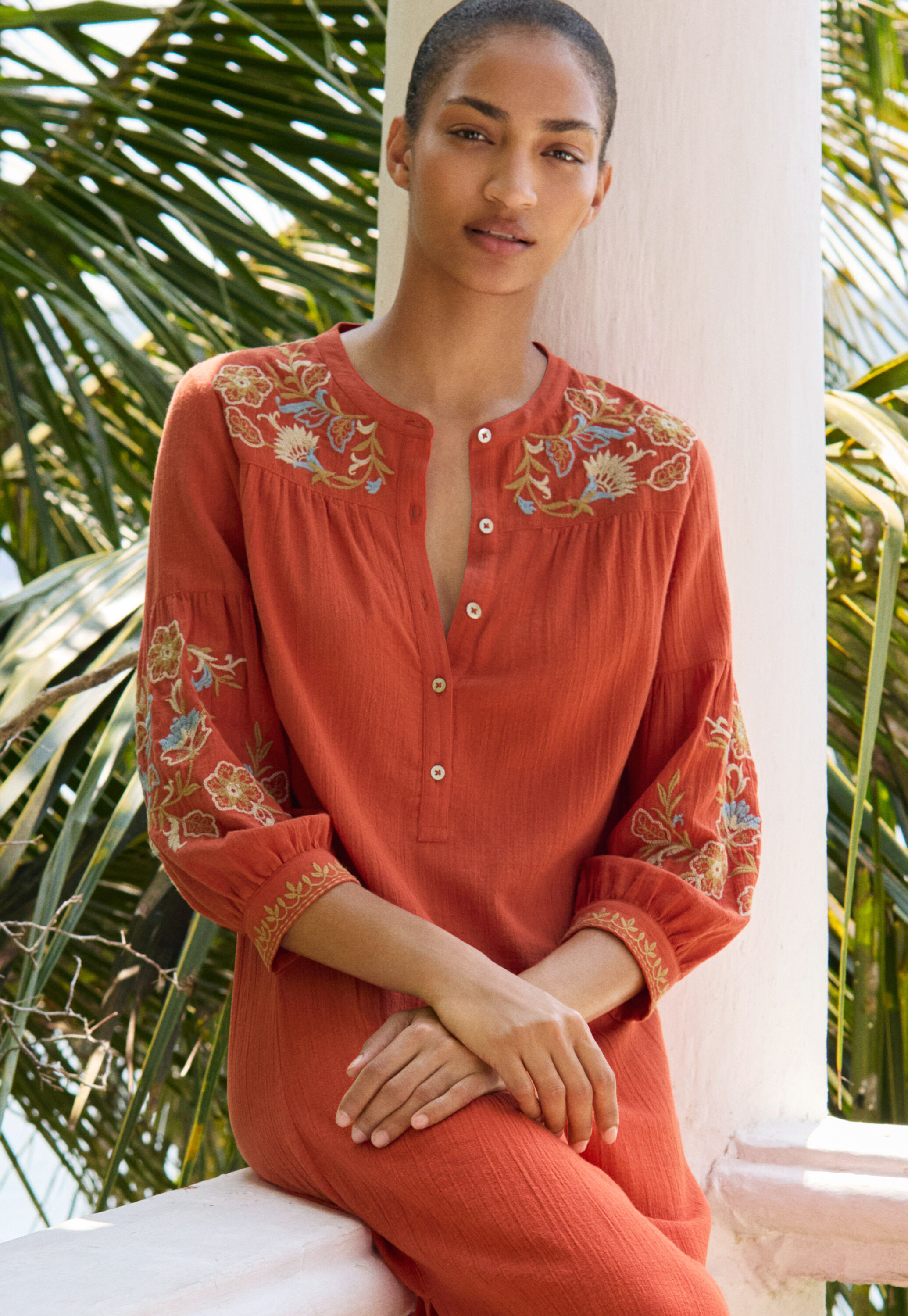 Embroidered dress
