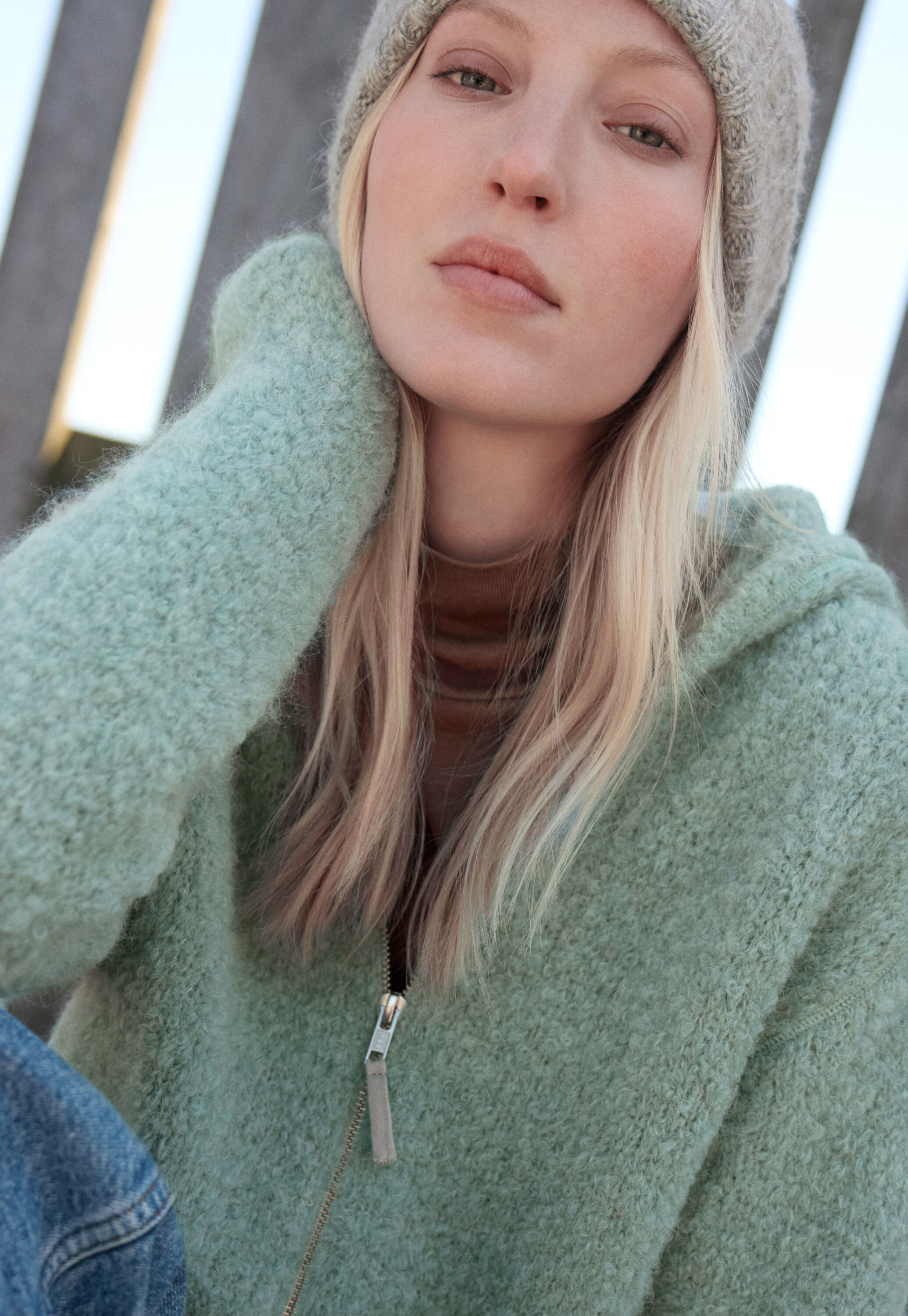 Zip-up hoodie