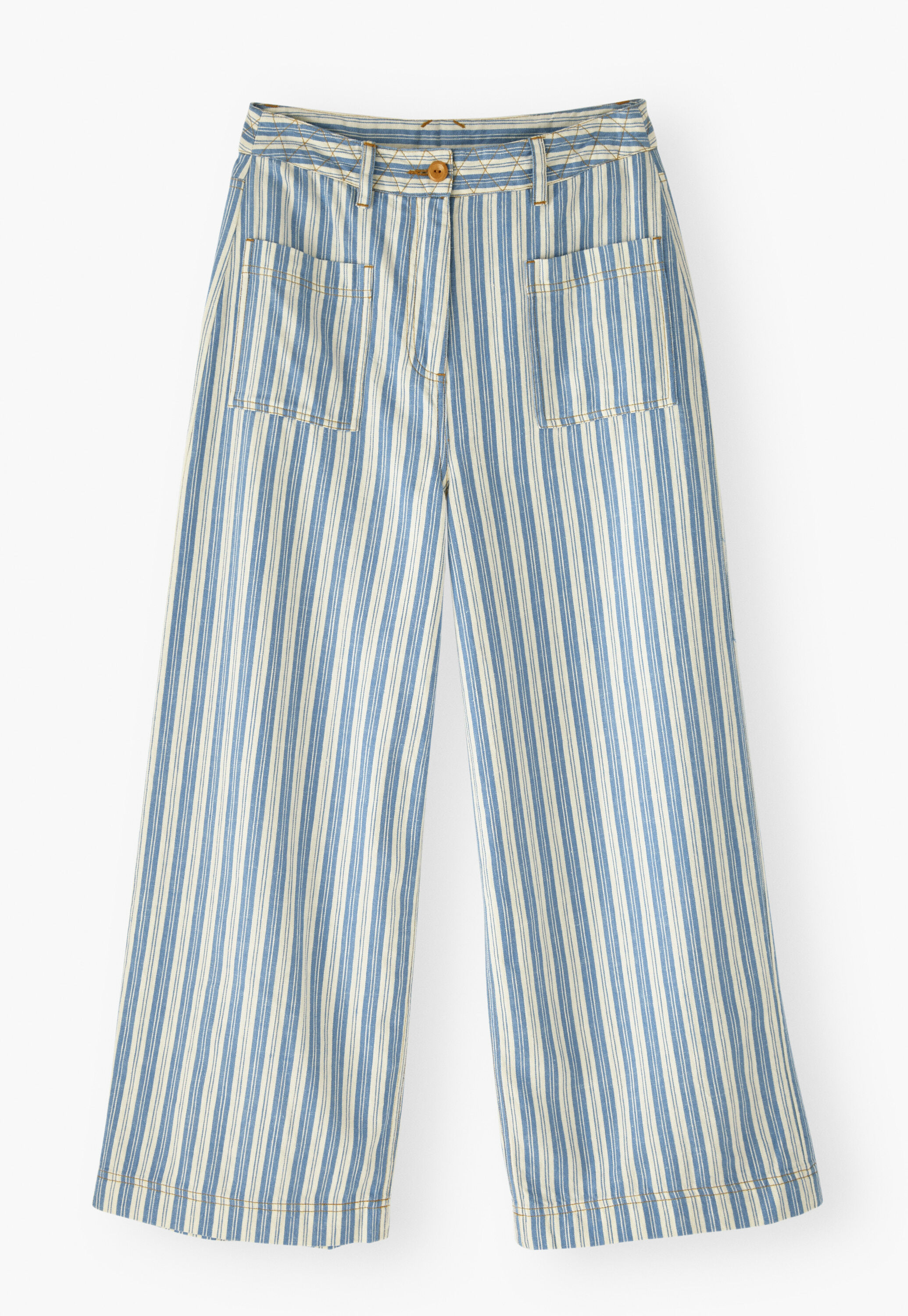 Striped trousers