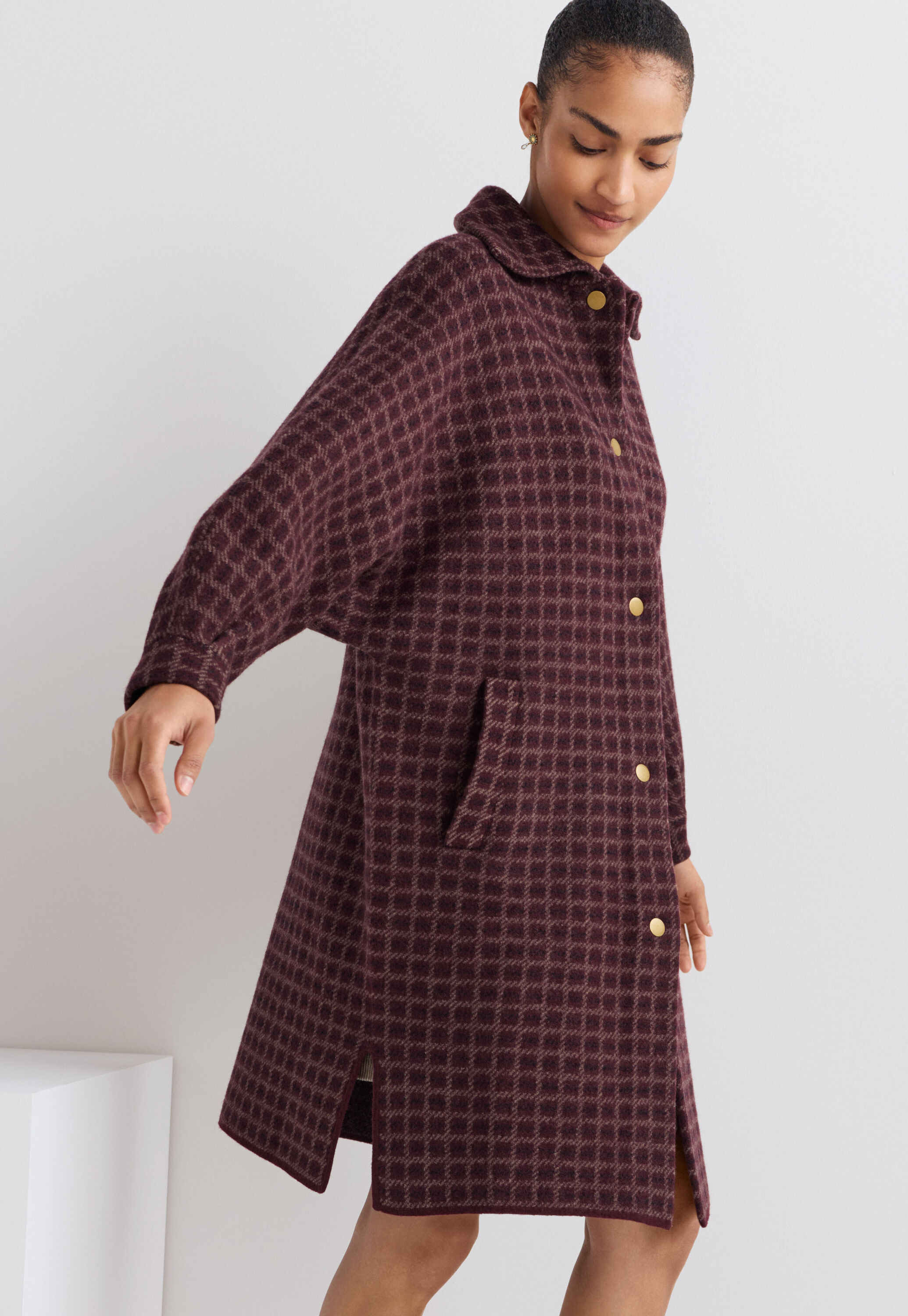 Checked jacket