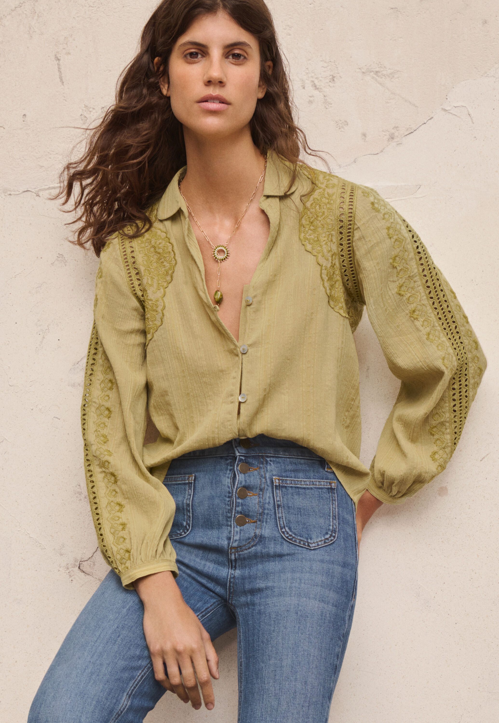 Embroidered blouse