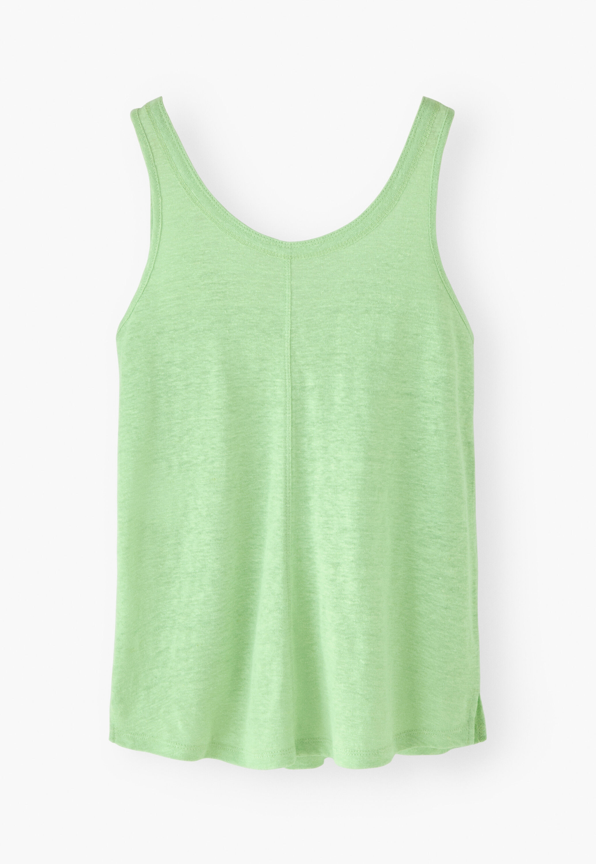 Scoop-neck vest