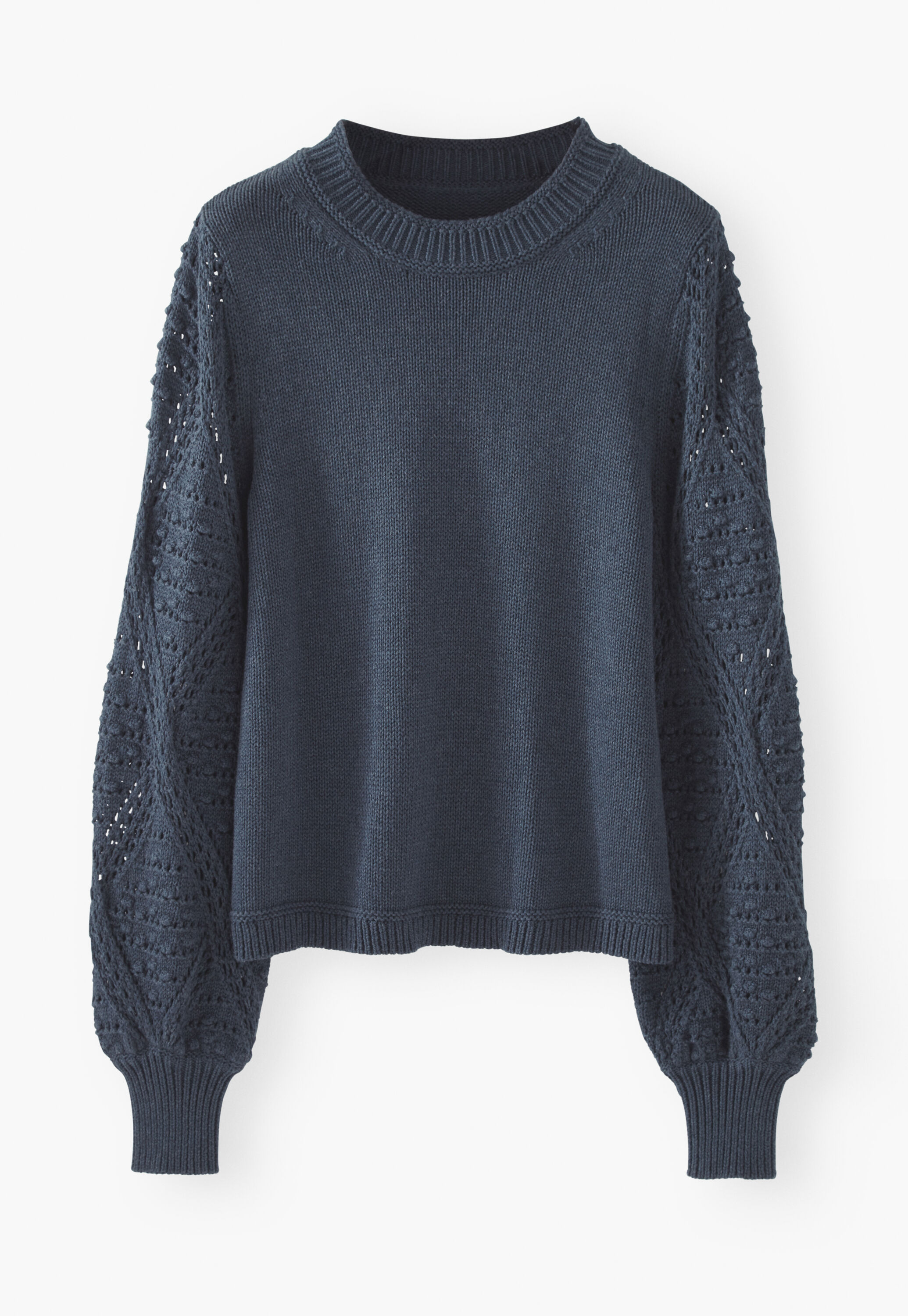 Crochet-stitch sweater