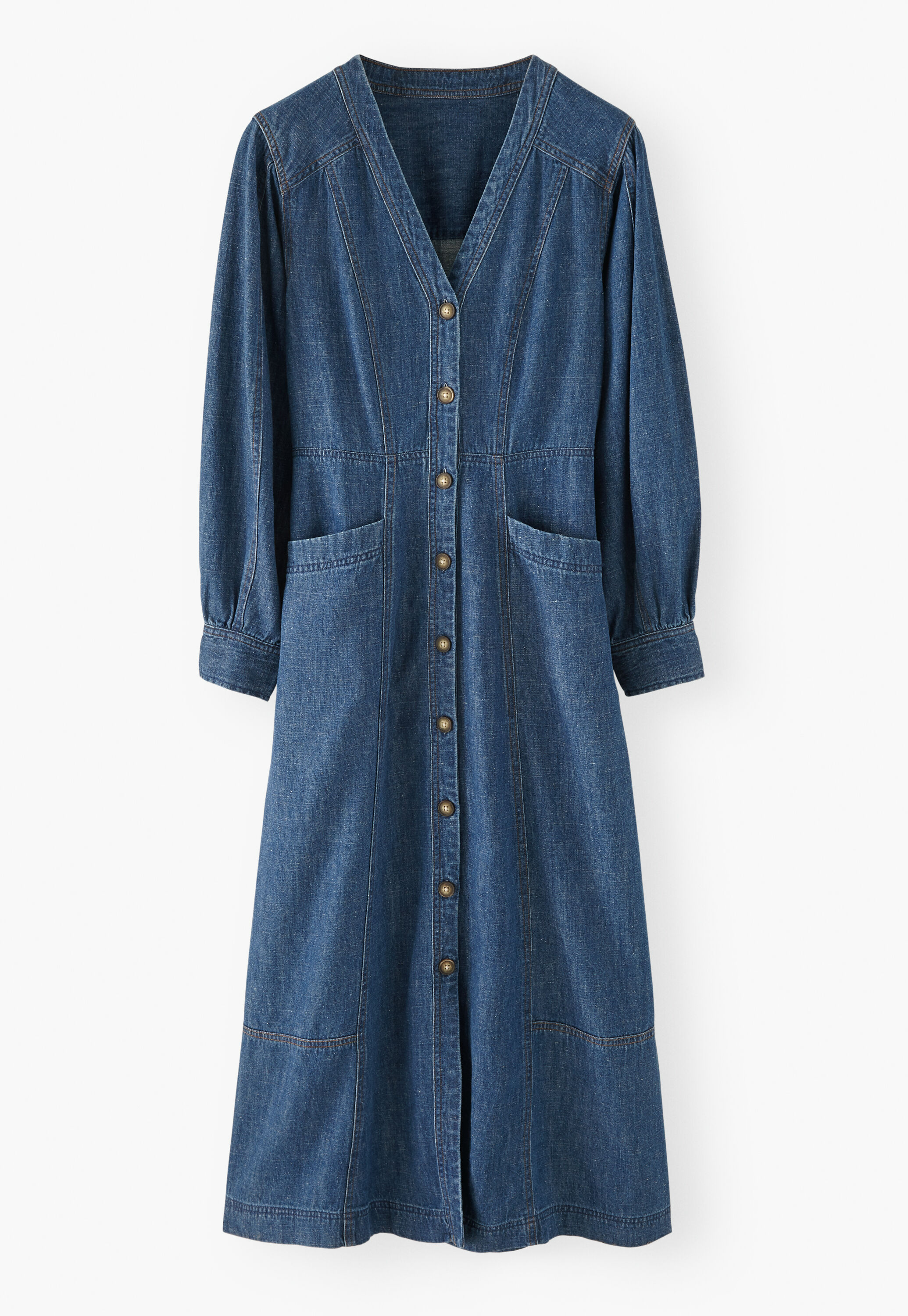Button-through dress