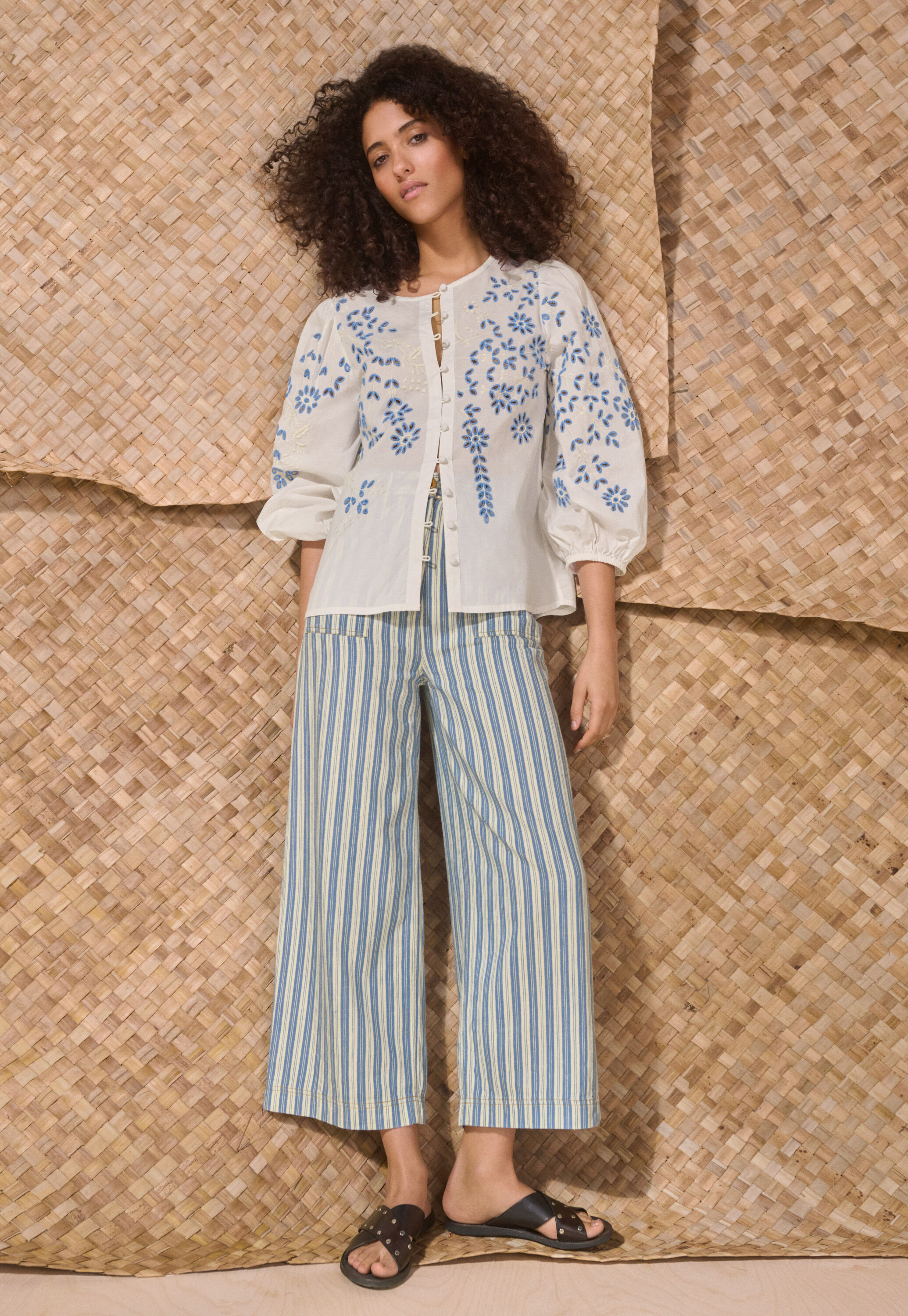 Cutwork blouse