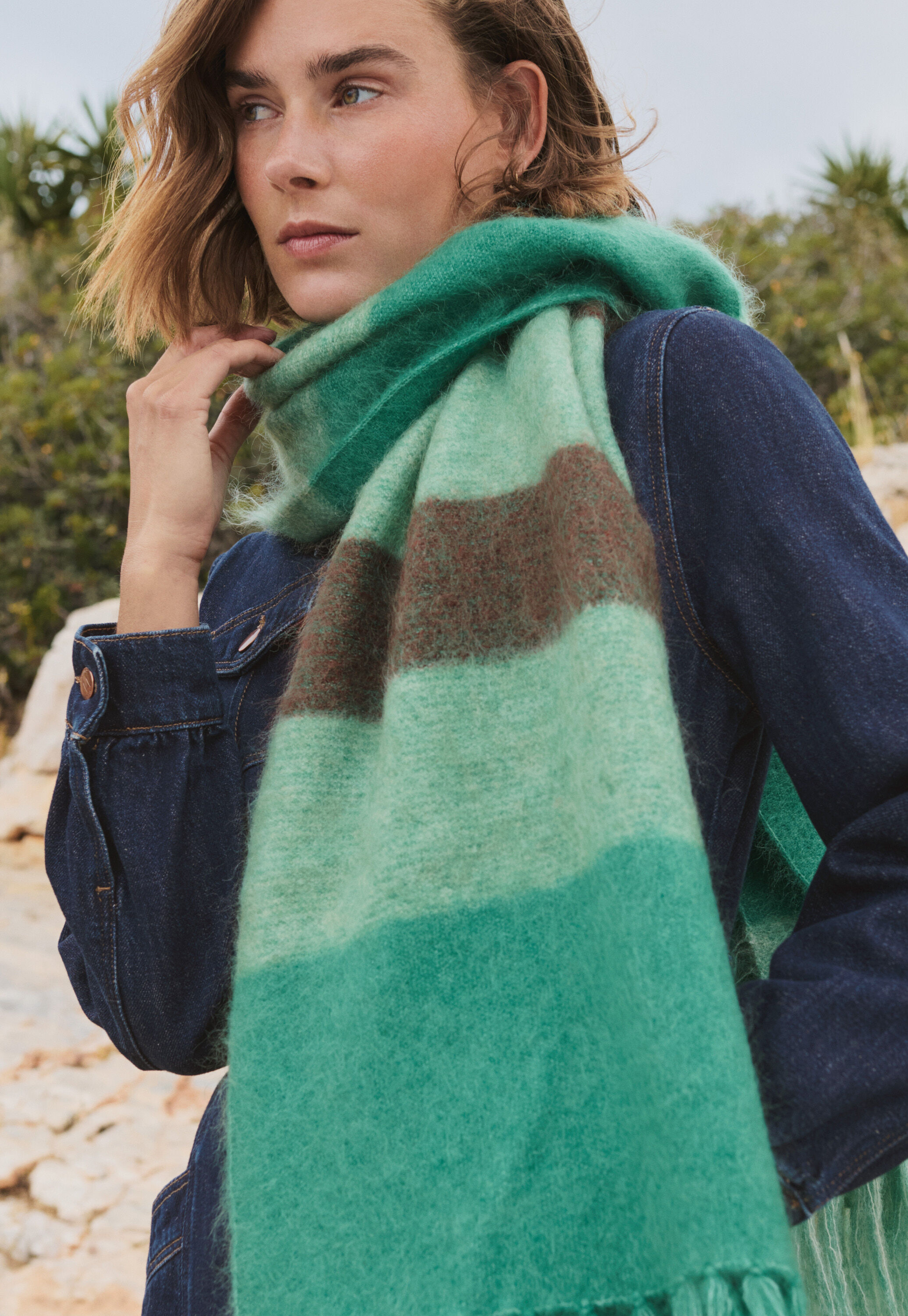 Mohair scarf