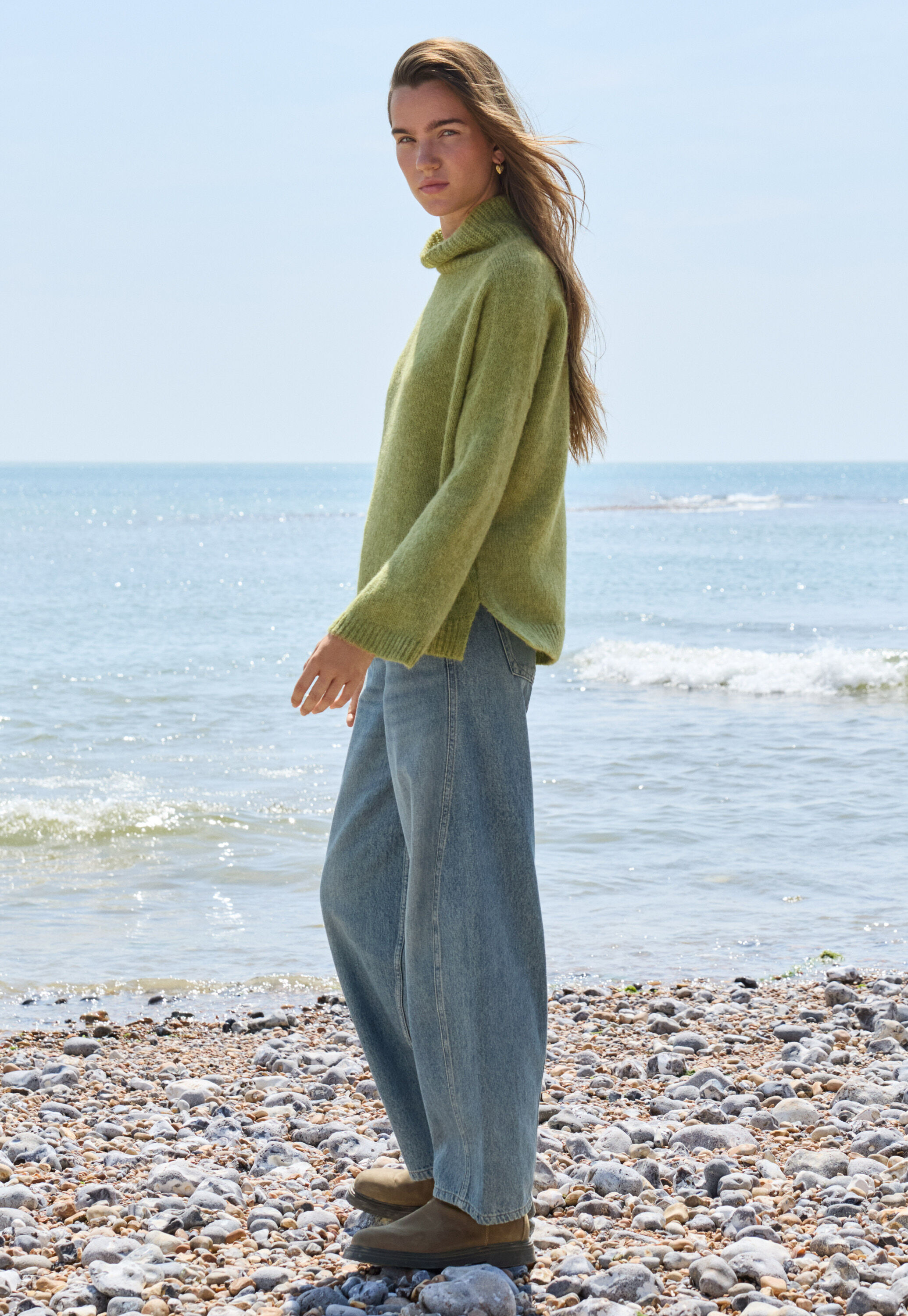 High-neck sweater