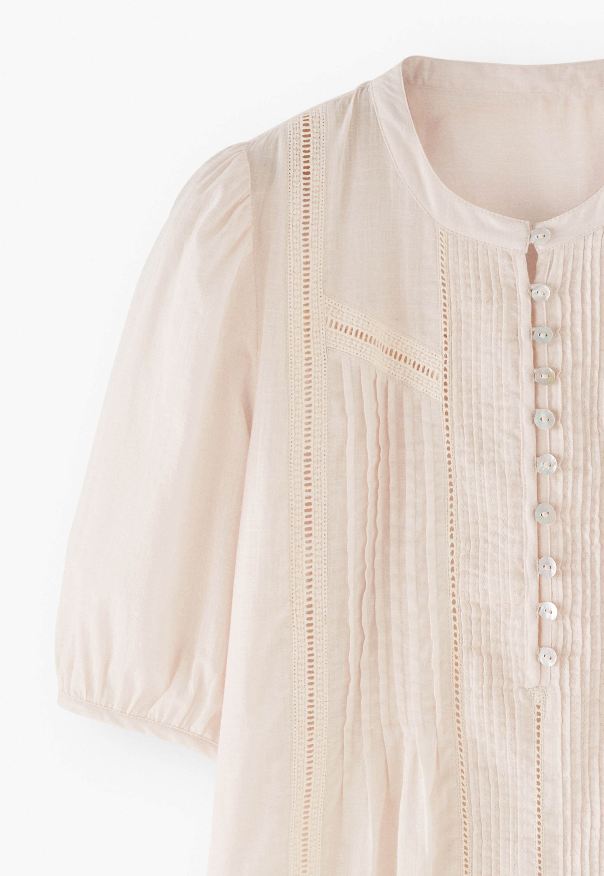 Pintuck blouse
