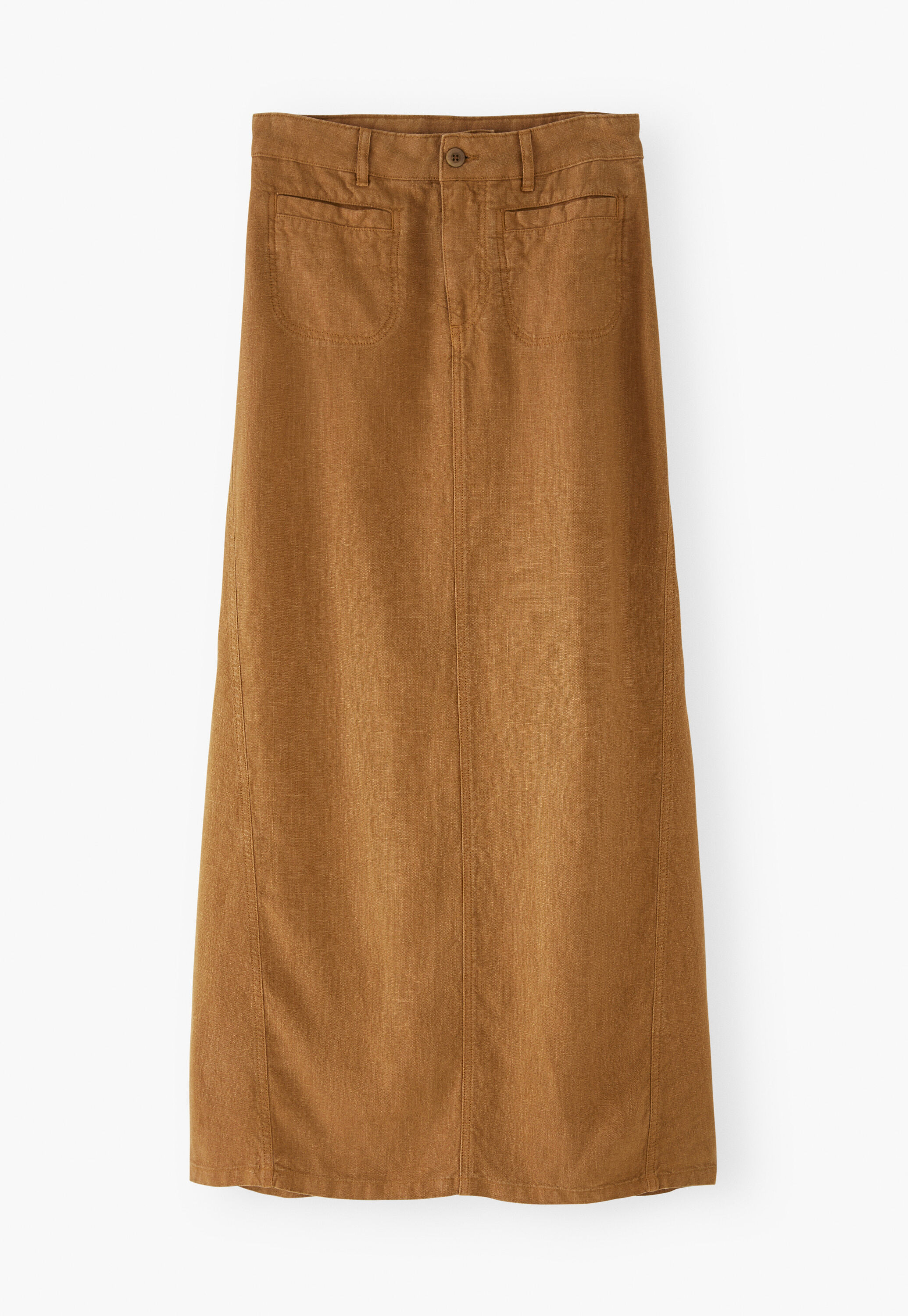 Garment-dyed skirt