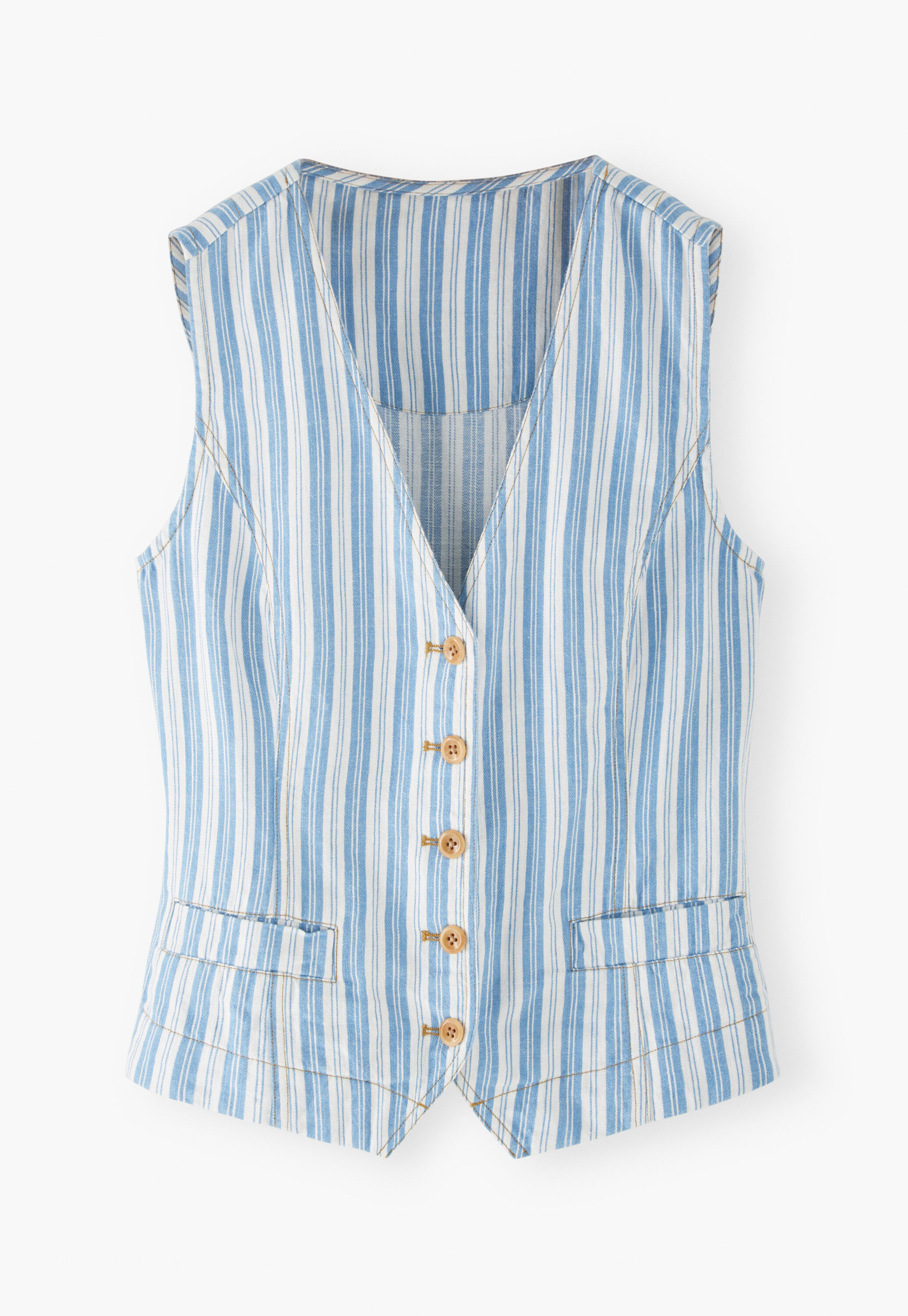 Striped waistcoat