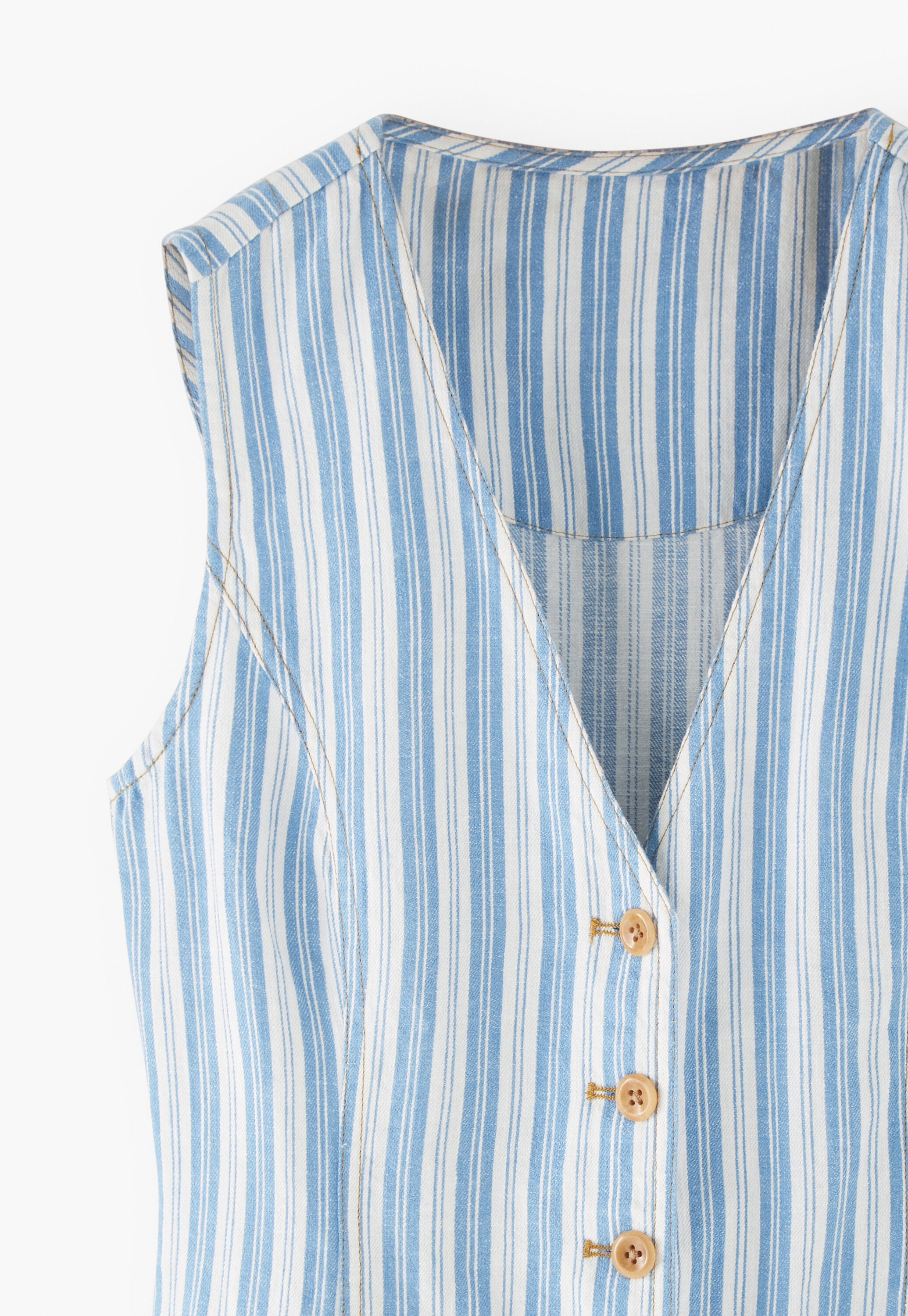 Striped waistcoat