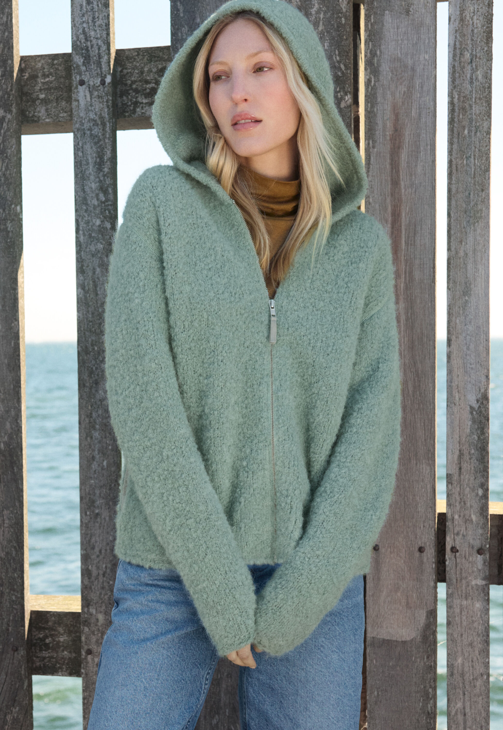 Zip-up hoodie
