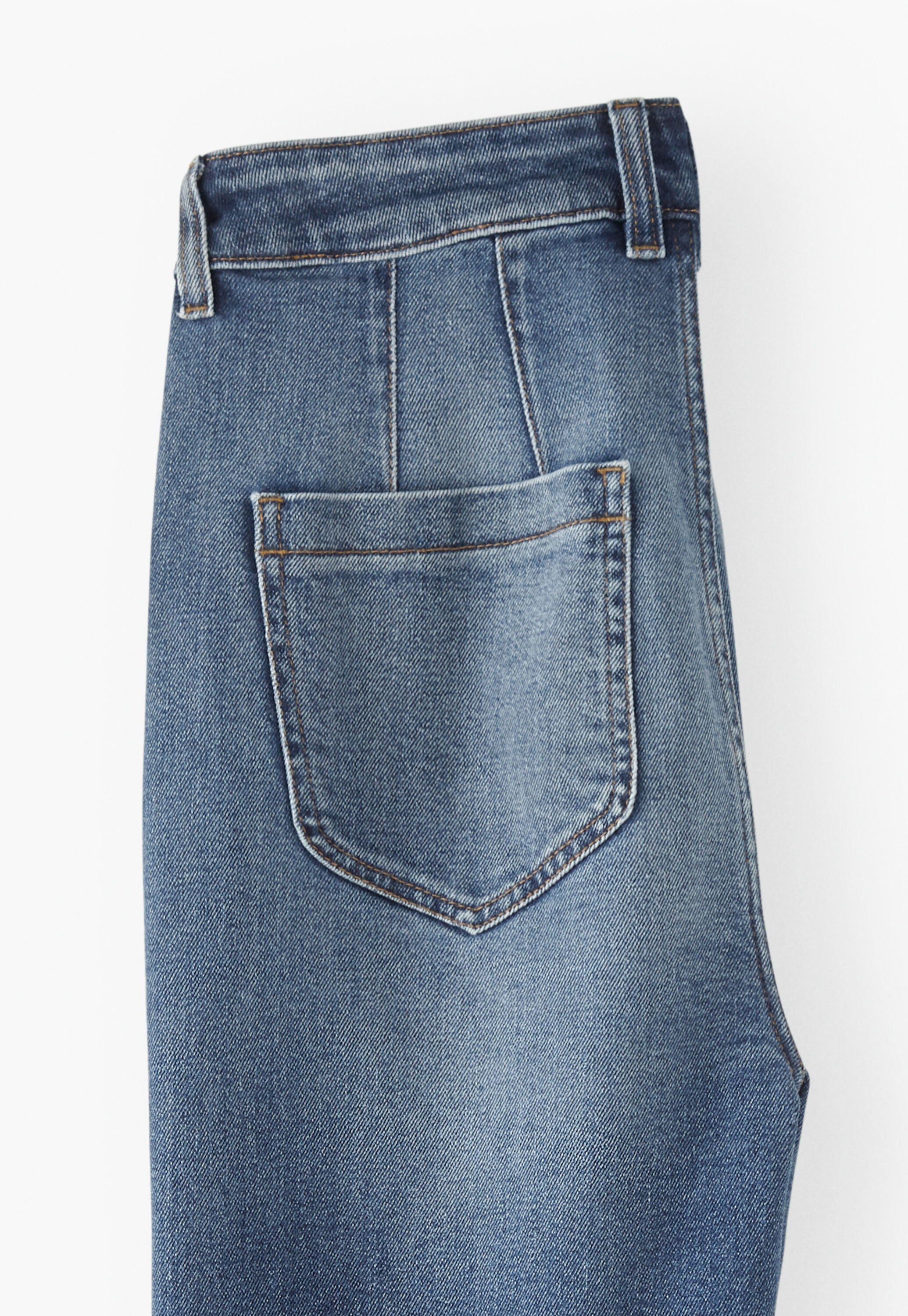 Cropped flared jeans