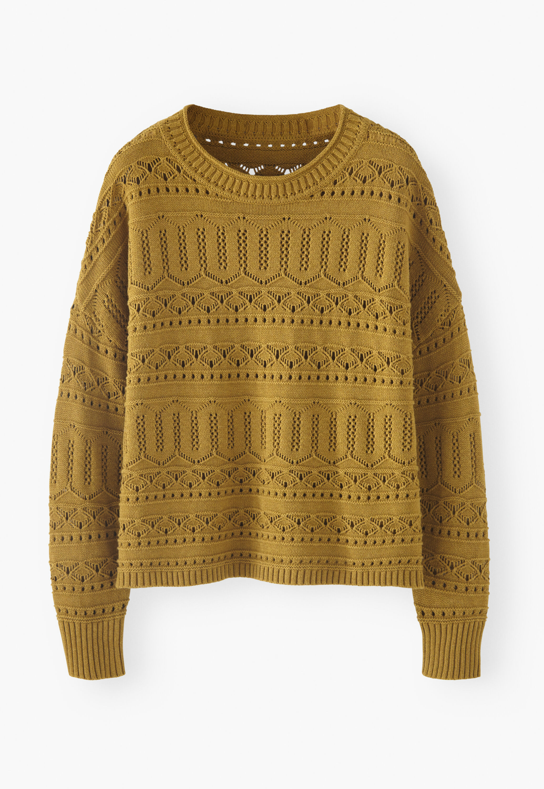 Pointelle sweater