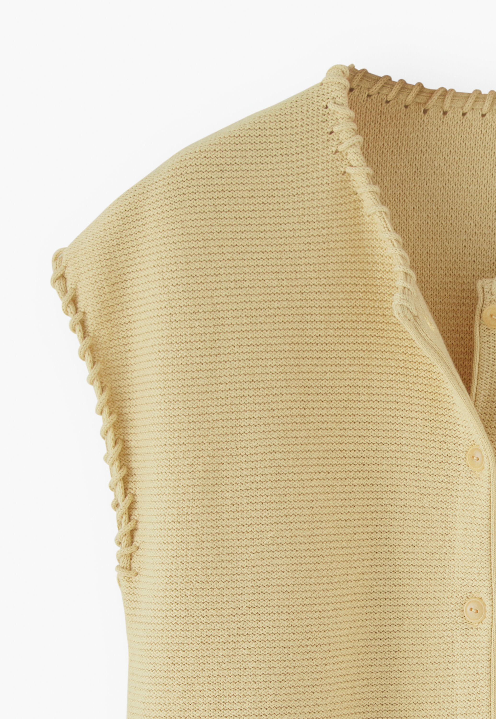 Button-front sweater