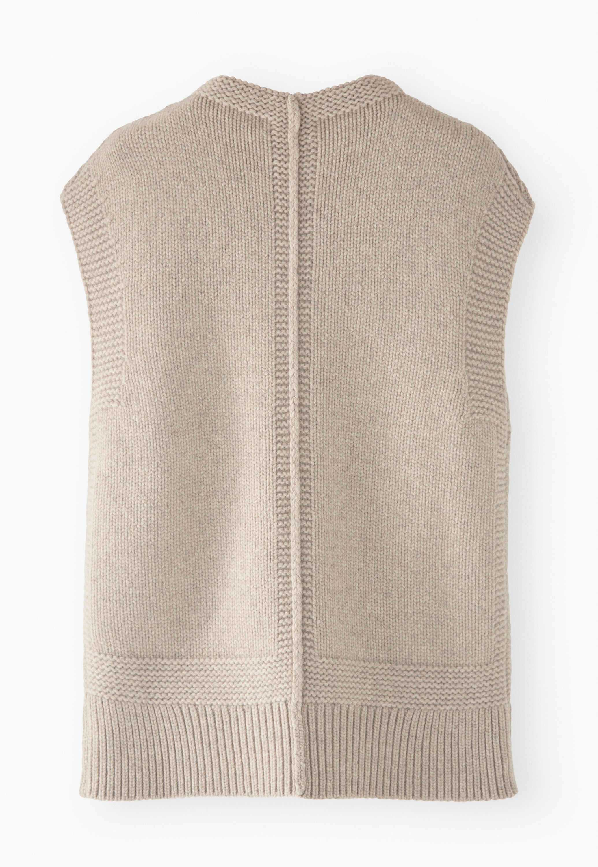 Knitted gilet