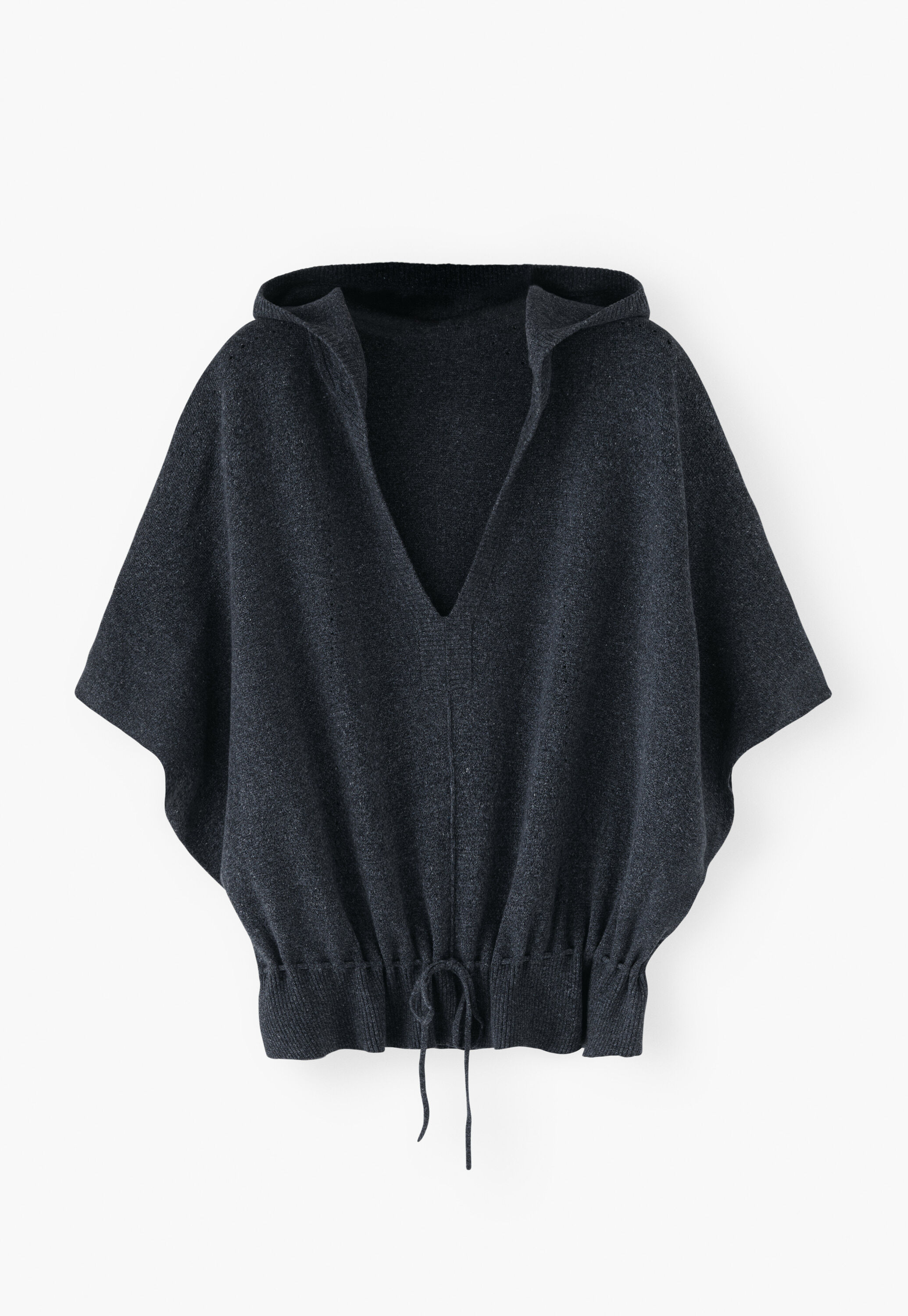 Knitted poncho