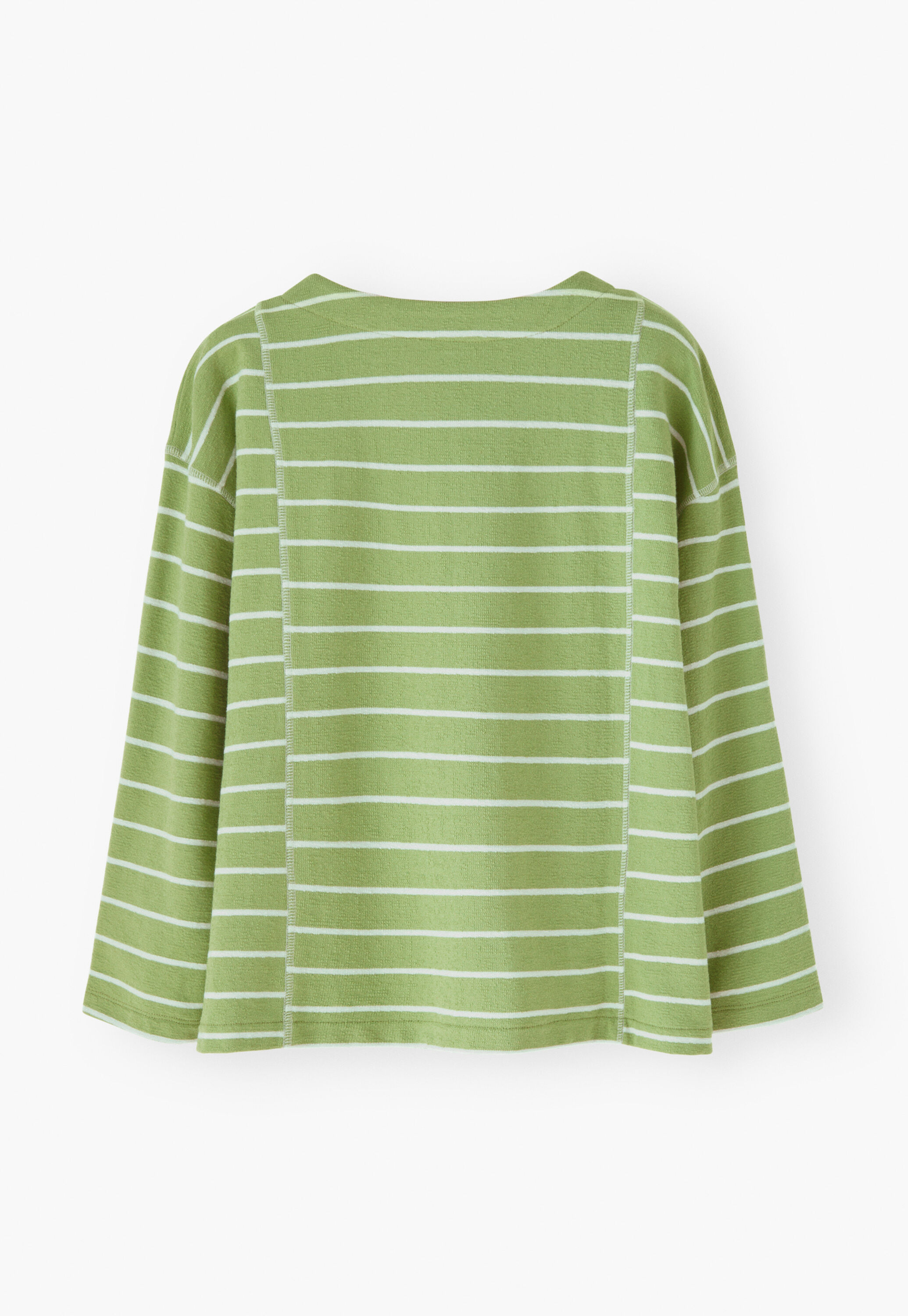 Striped jersey top